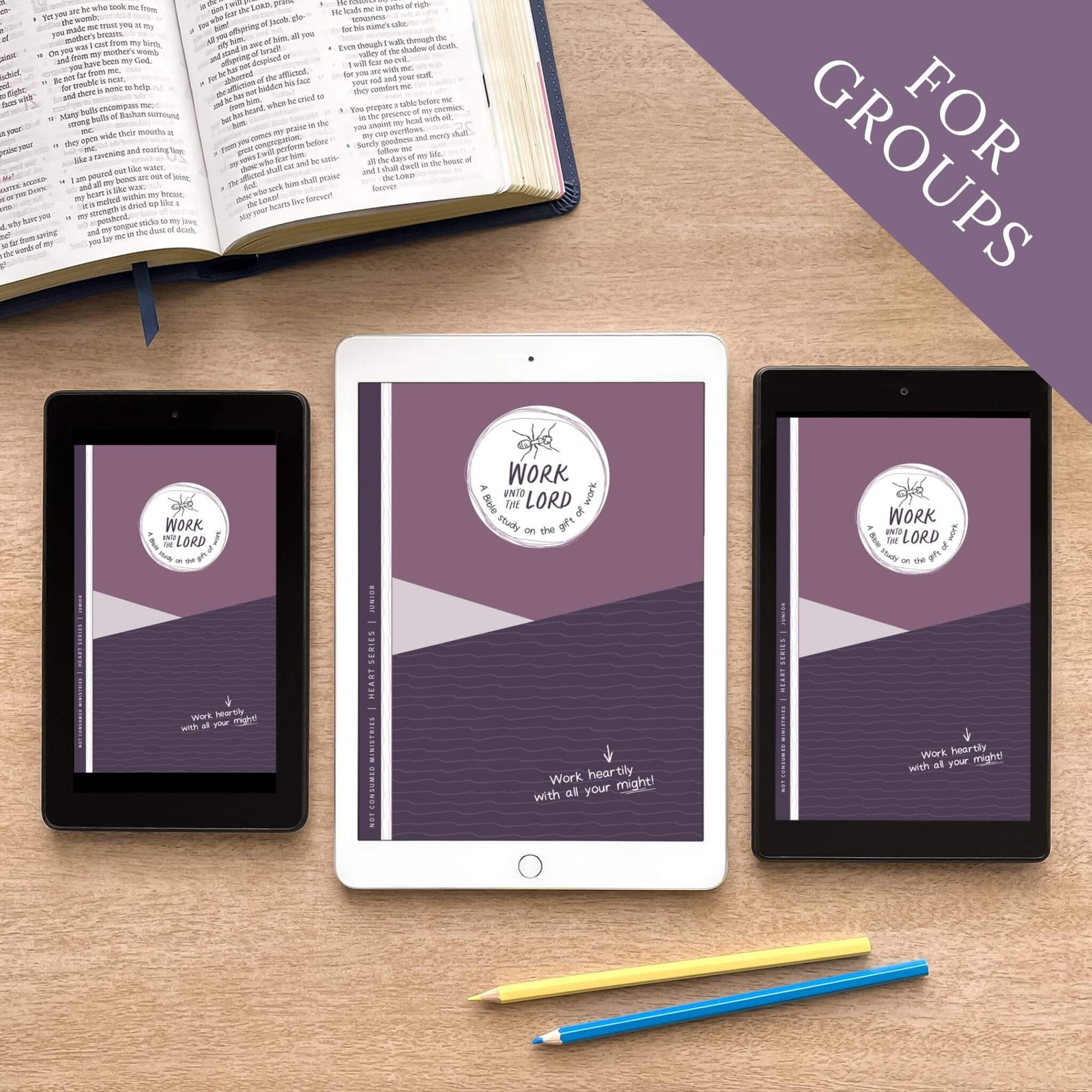 Work Unto the Lord Bible study for groups