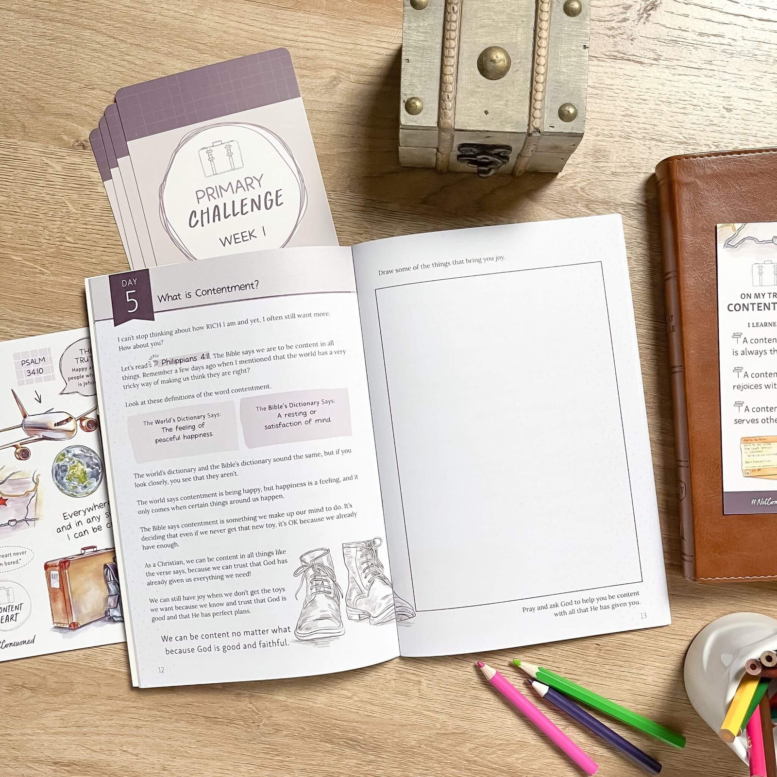 Contentment Bible studies for young children