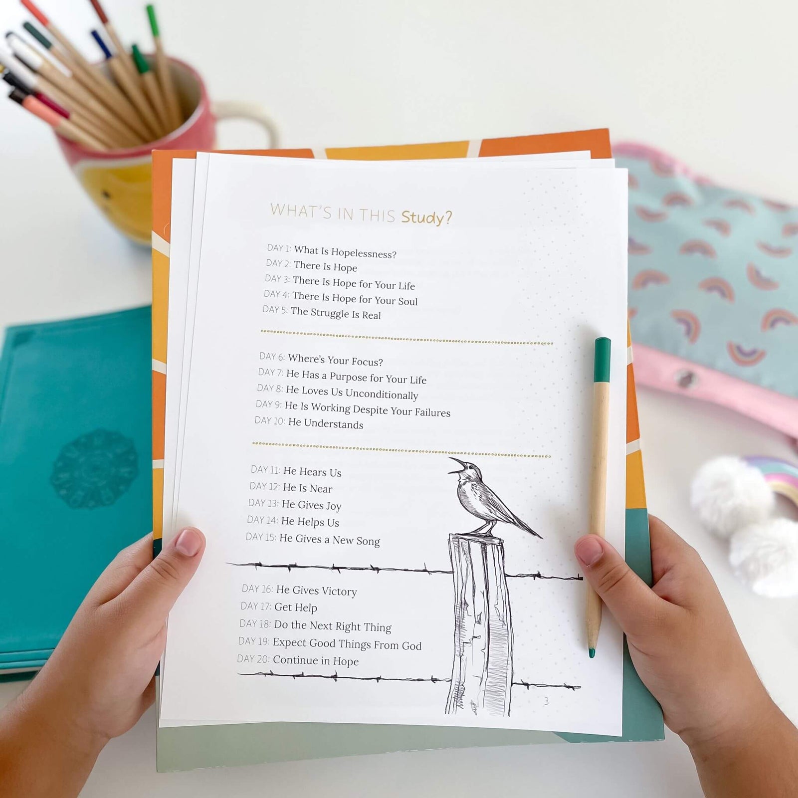 Abounding in Hope digital printable Bible Study for family