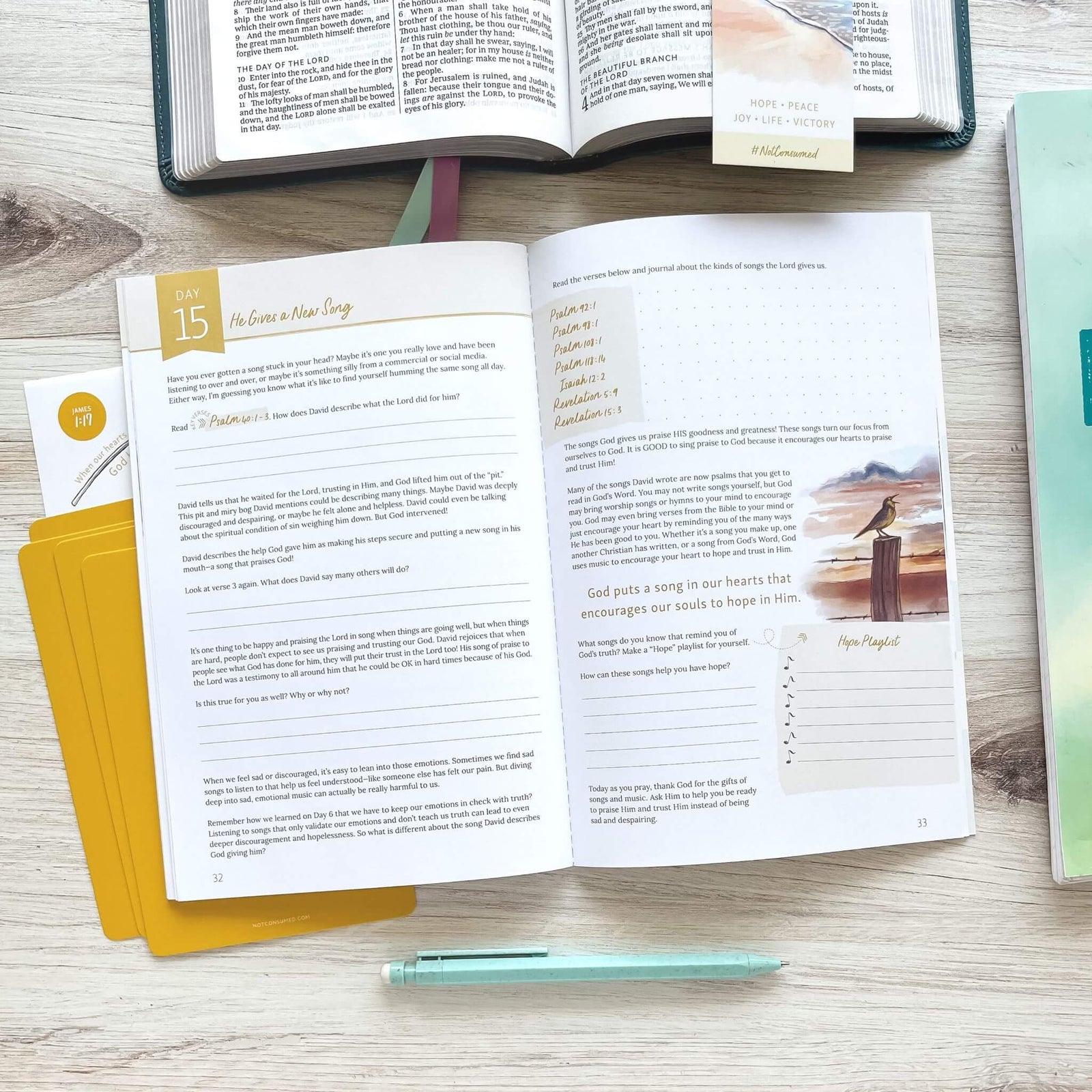 Abounding in Hope Bible Study for teens inside