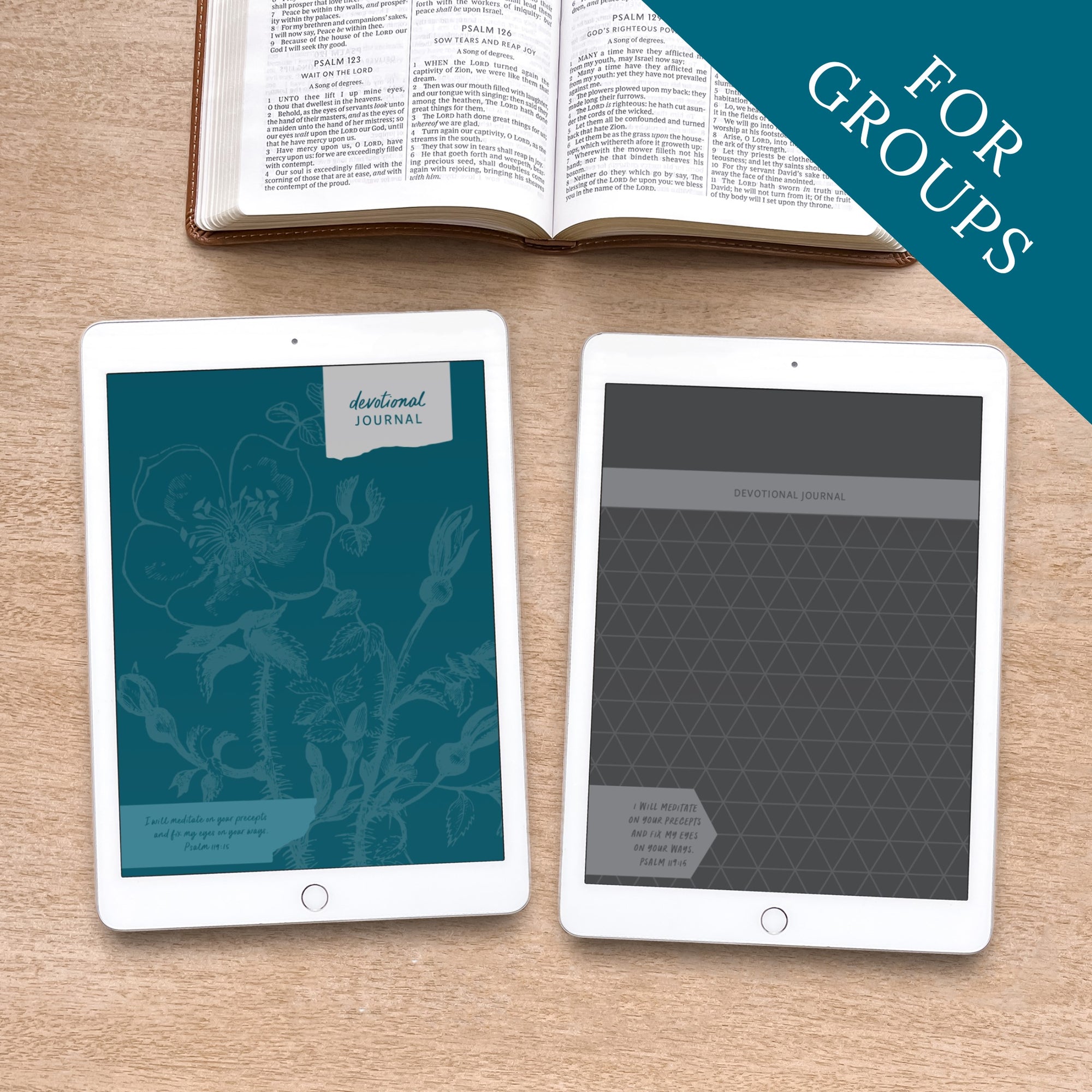 Adult Devotional Journal Digital Printable for groups