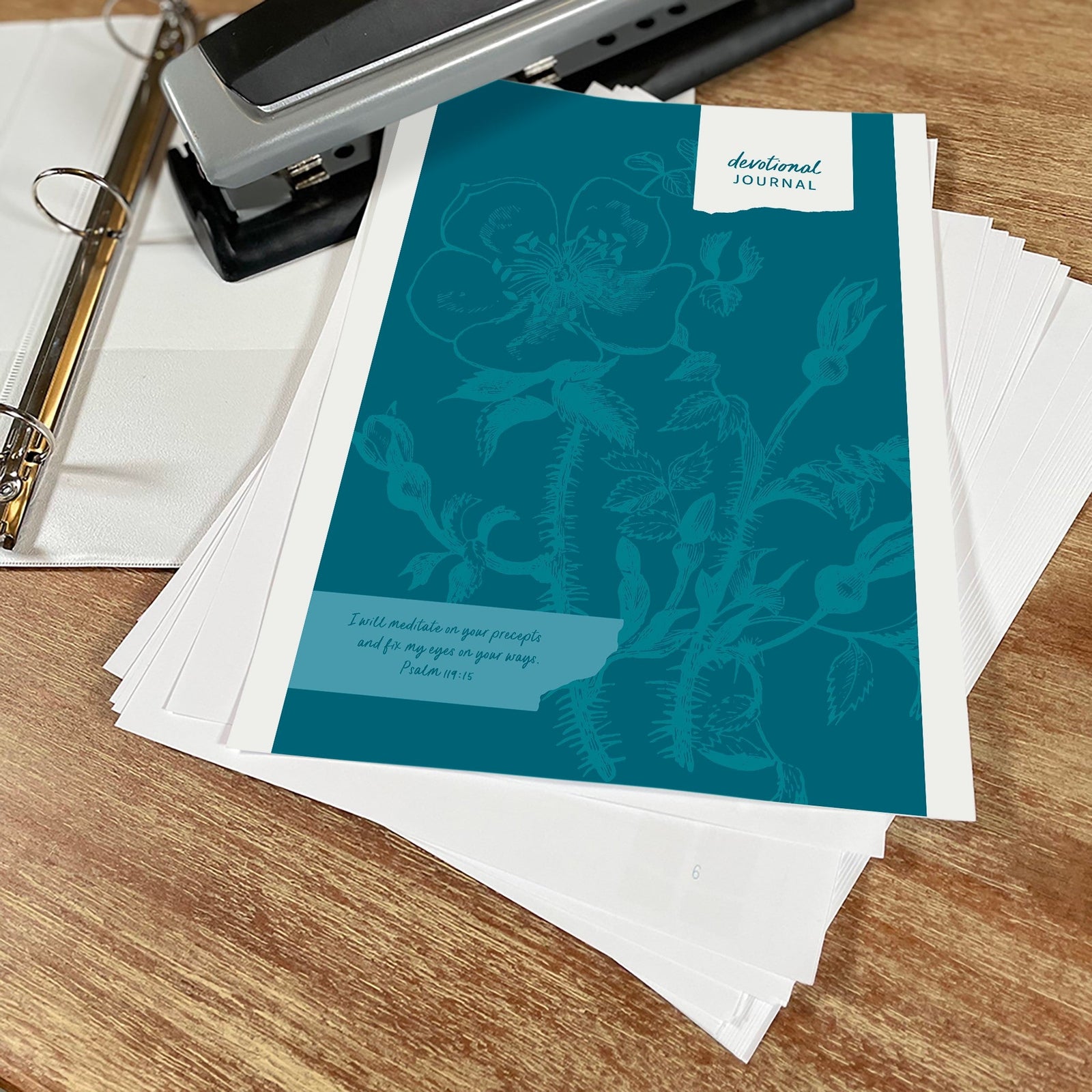 Adult Devotional Journal Digital Printable for groups