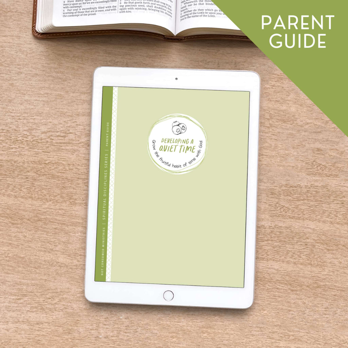 Developing a Quiet Time digital Bible study Parent Guide