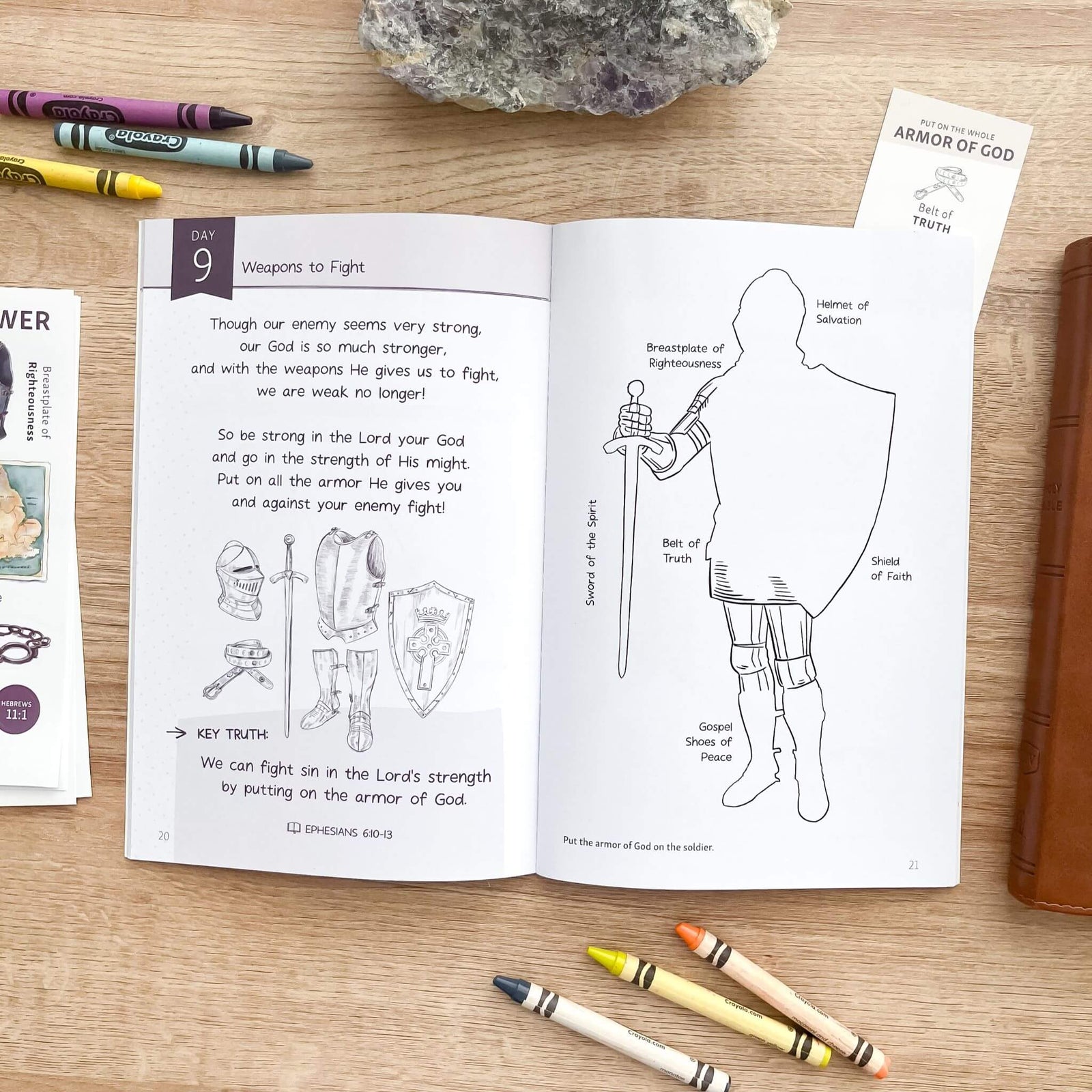 Pre-K armor of God bible study