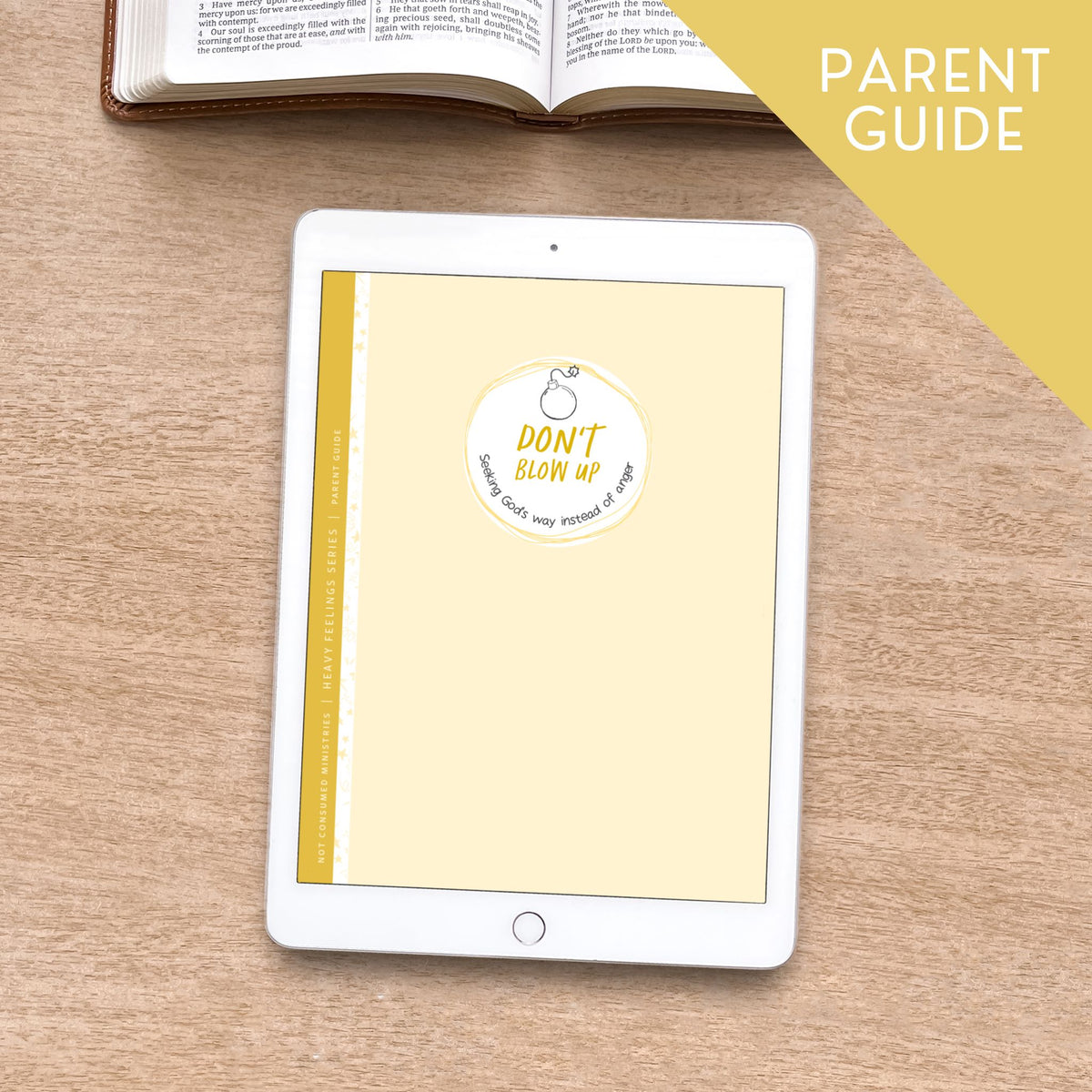 Don&#39;t Blow Up Bible Study on anger parent guide- Digital