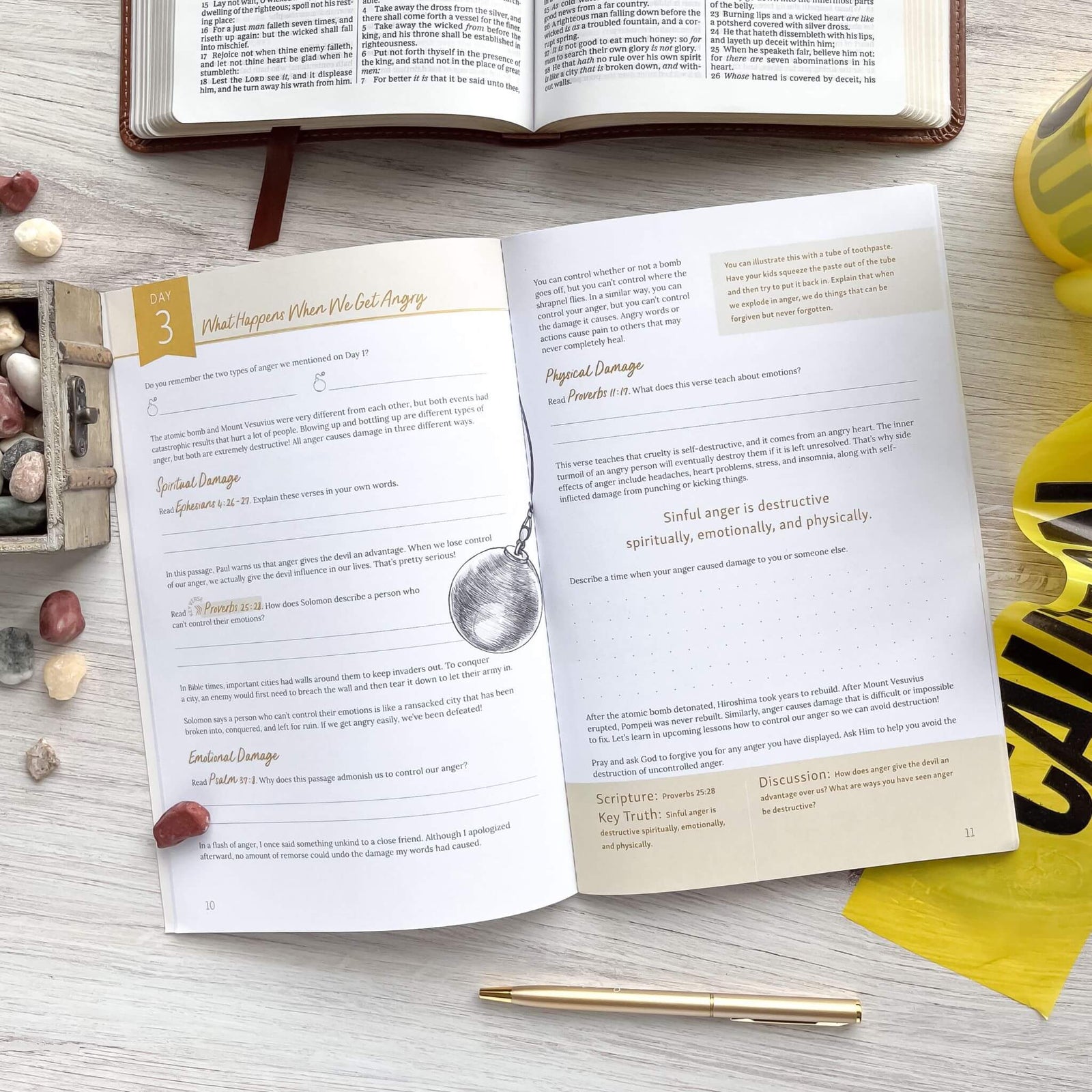 Don't Blow Up Bible Study on Anger parent guide inside