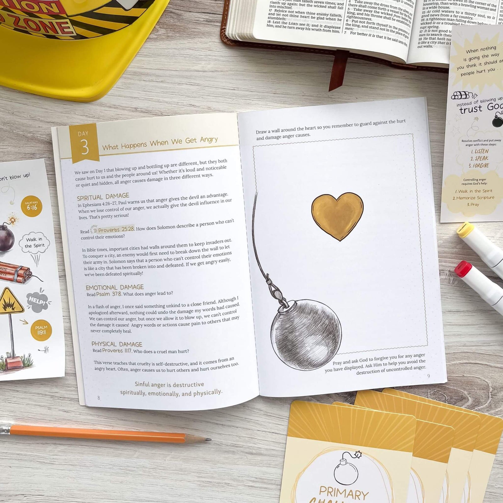 Don't Blow Up Bible Study on Anger for children inside