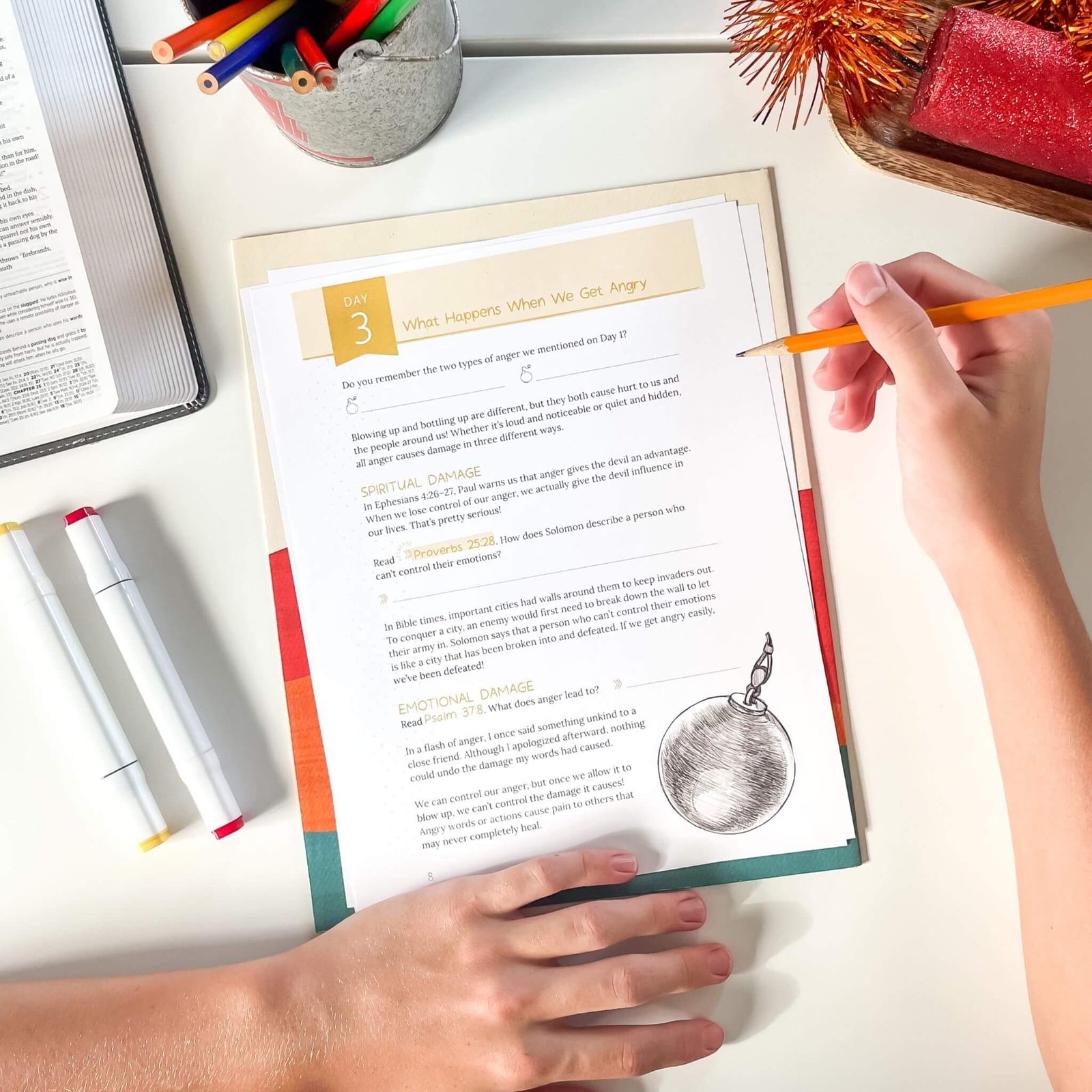 Don't Blow Up Family Bible Study on anger- printable