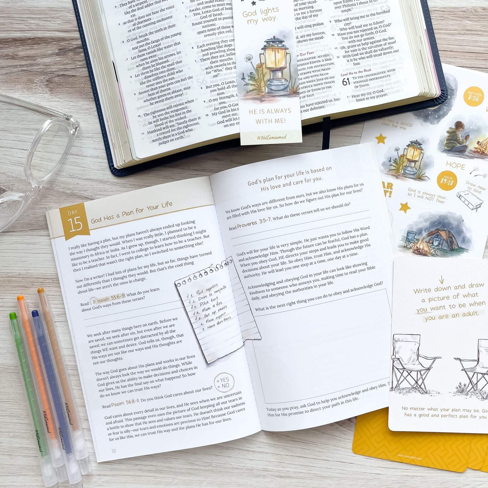 Fear Not Bible Study for kids inside