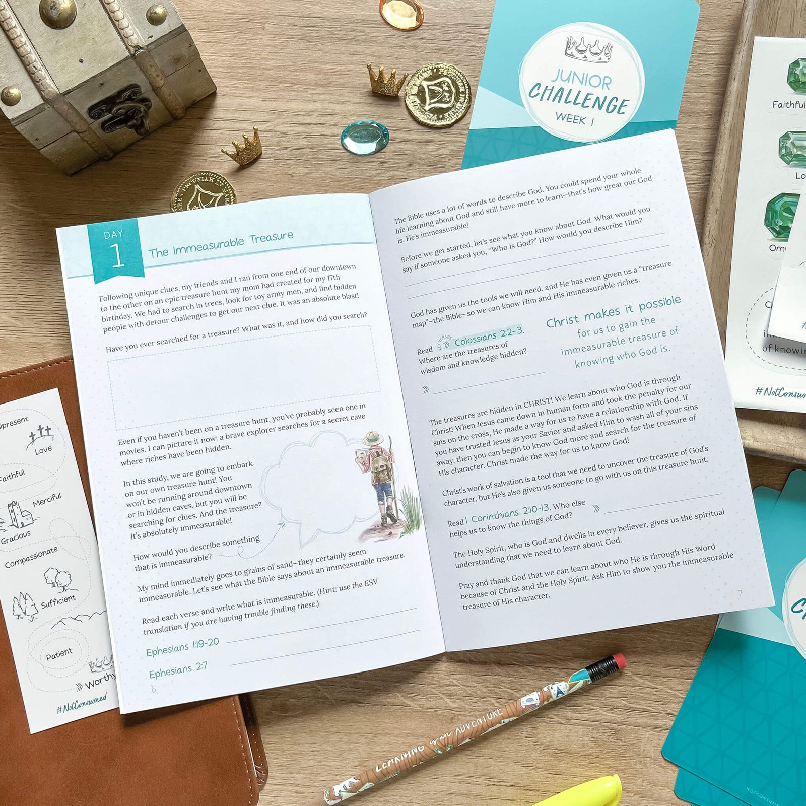 Immeasurable Treasure Junior  Bible Study inside