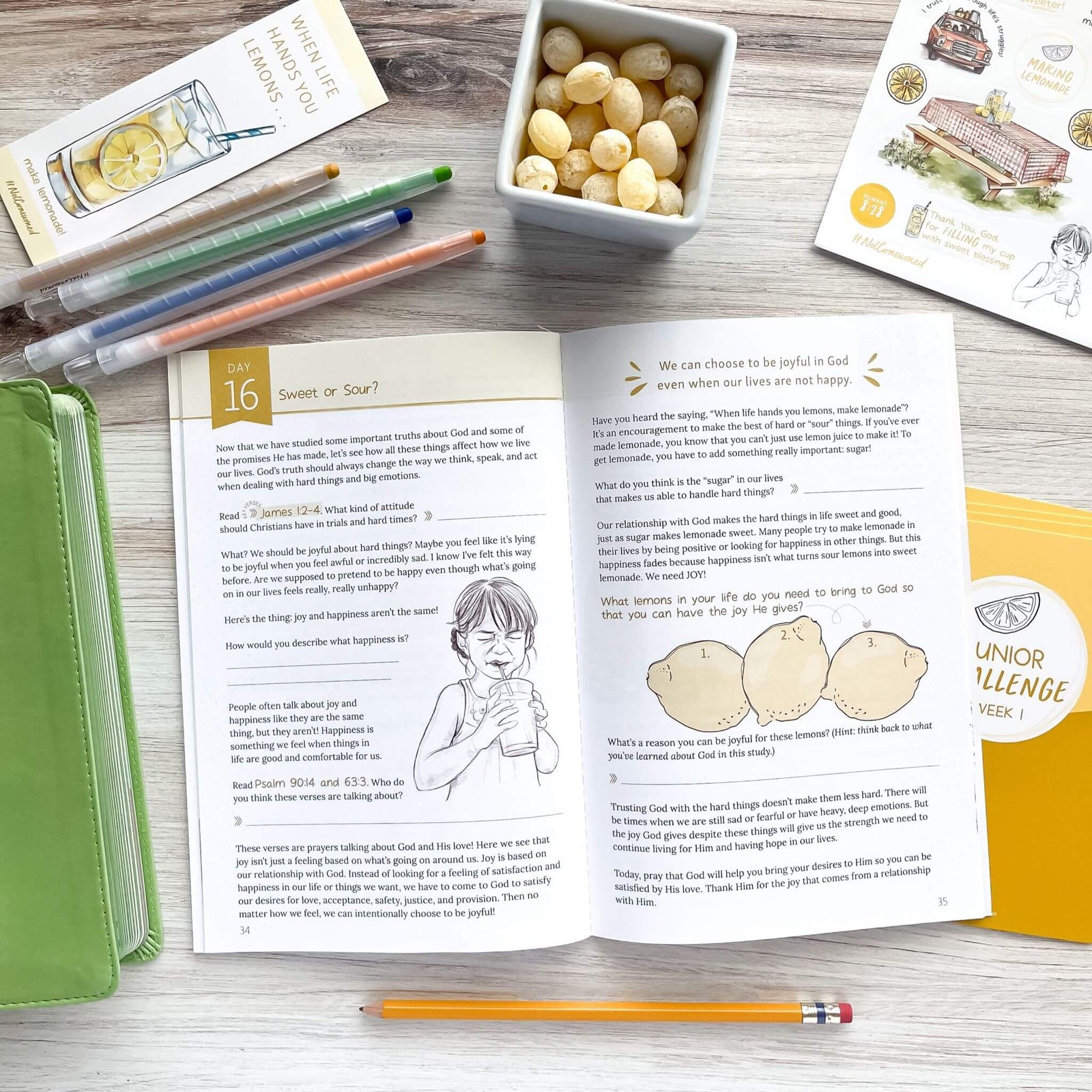 Making Lemonade Kids Bible Study inside