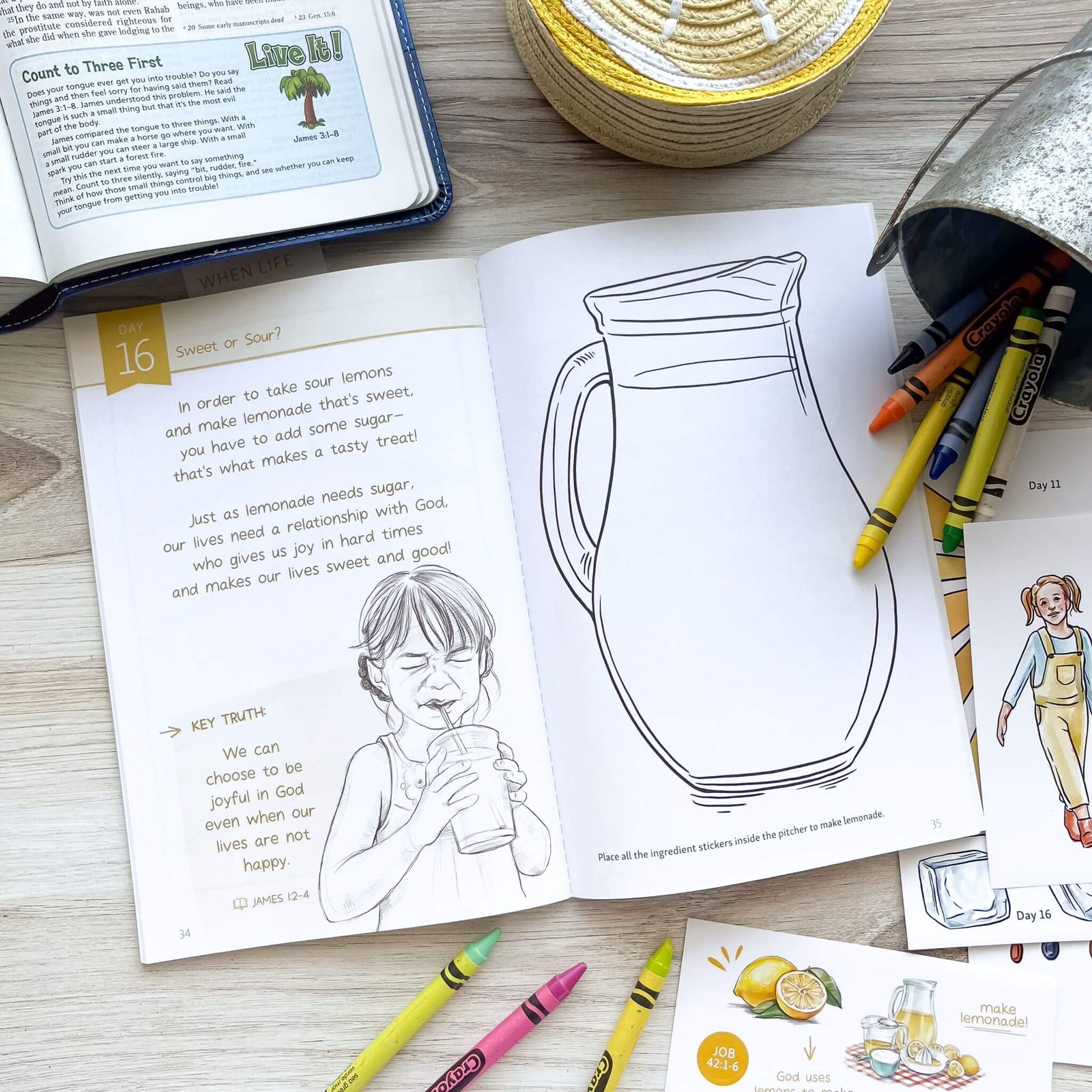 Making Lemonade Pre-K Bible Study inside