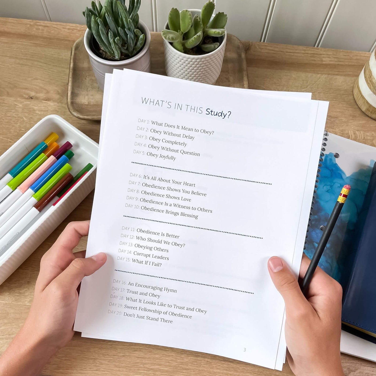 Obey Digital Printable Family Bible Study 