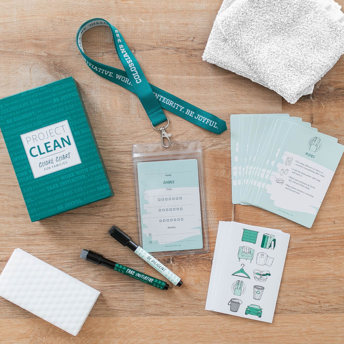 project clean chore pack for kids