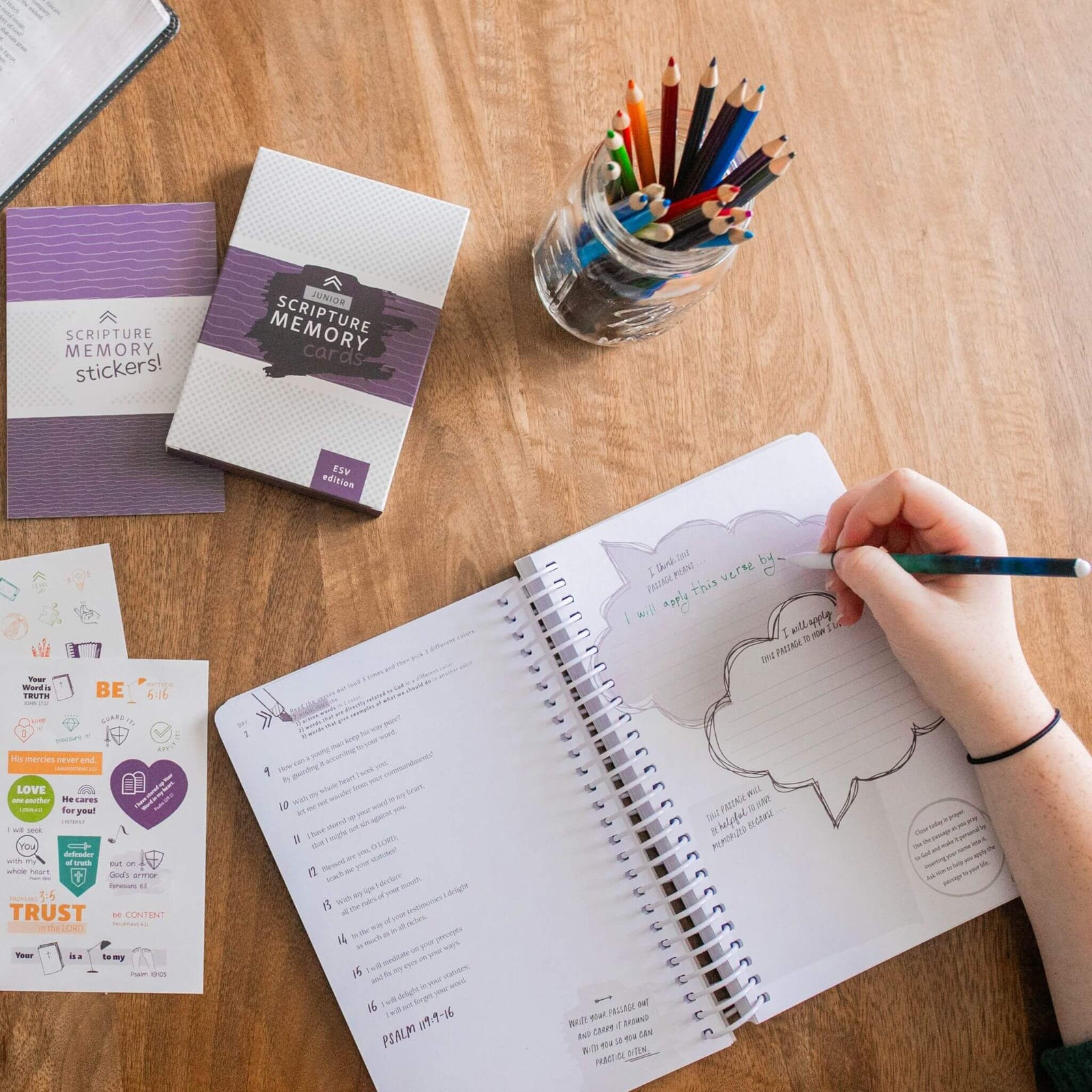 Scripture Memory Journal Bundle for all ages