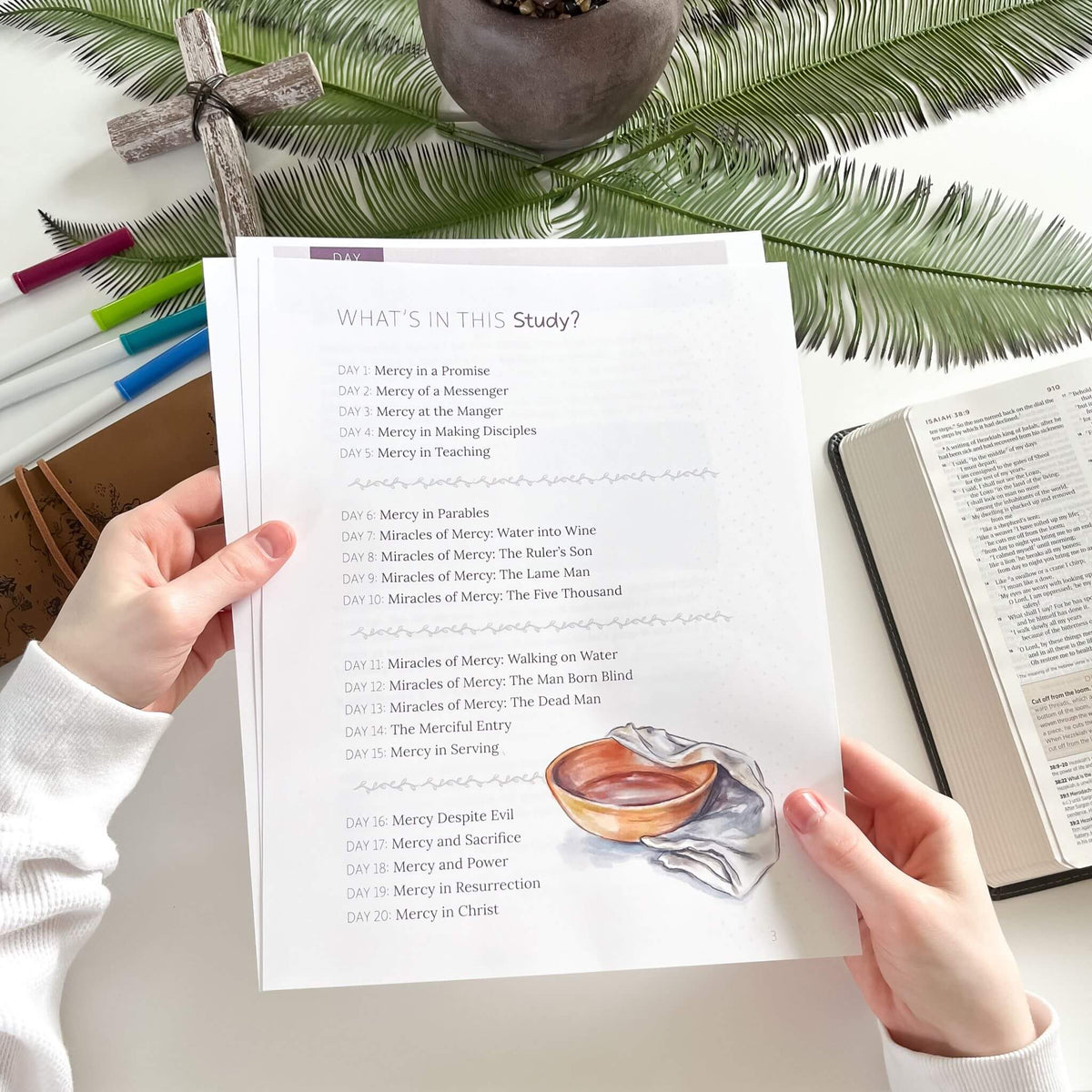 Printable Easter Bible Bible Study table of contents