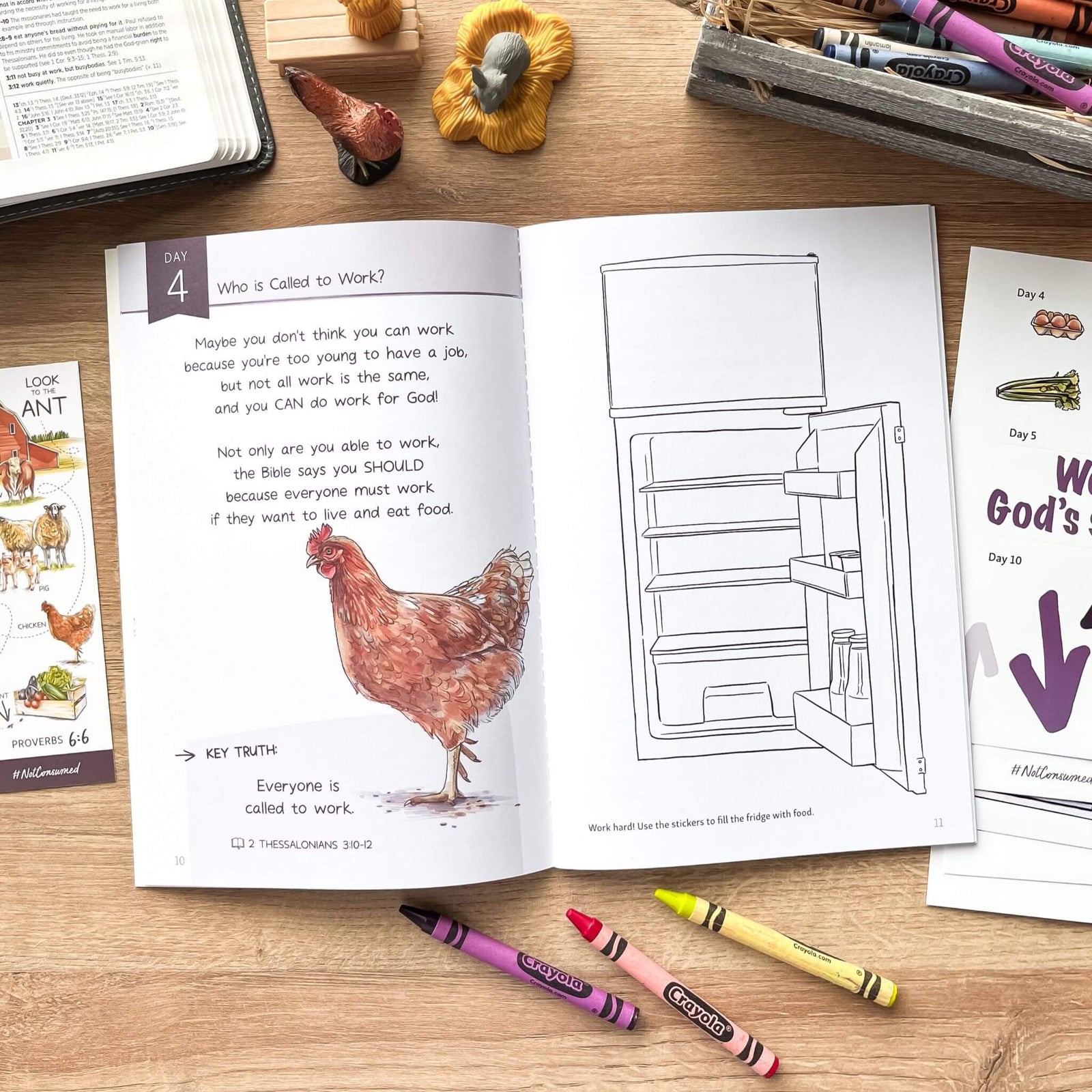 Work Unto The Lord Bible study for Pre-K