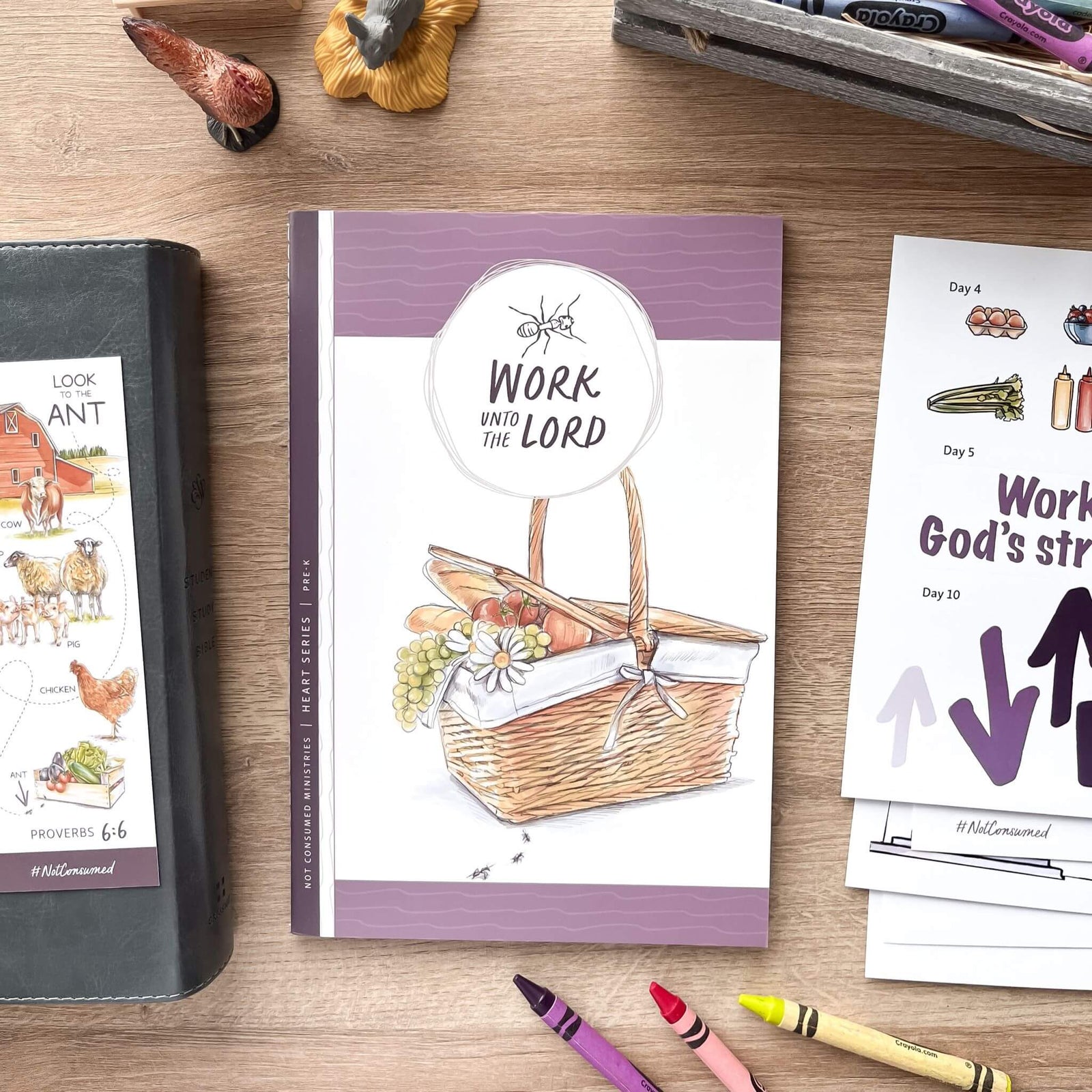 Work Unto The Lord Bible study for Pre-K