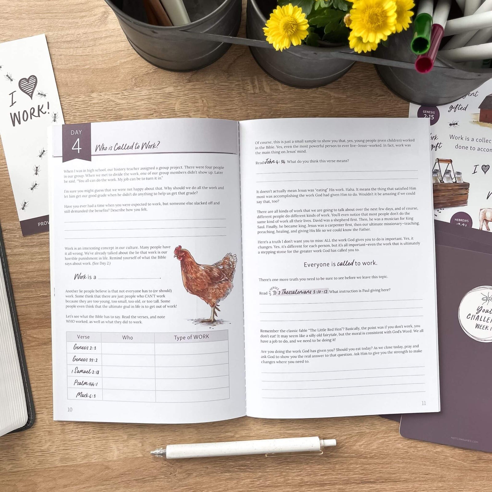 Work Unto The Lord Bible study for teens