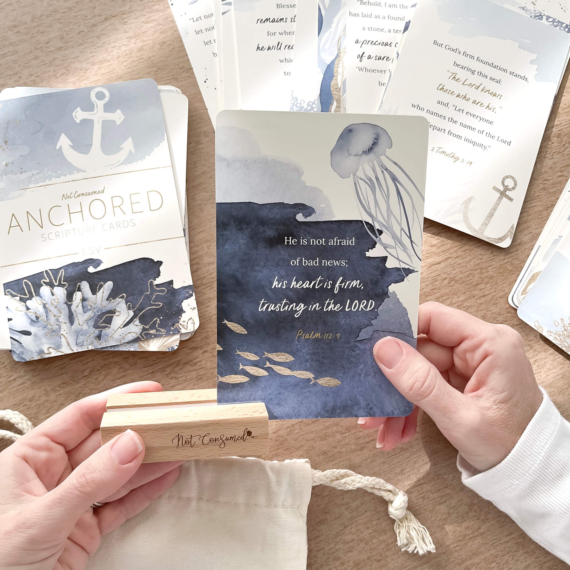 Anchored scripture cards ESV