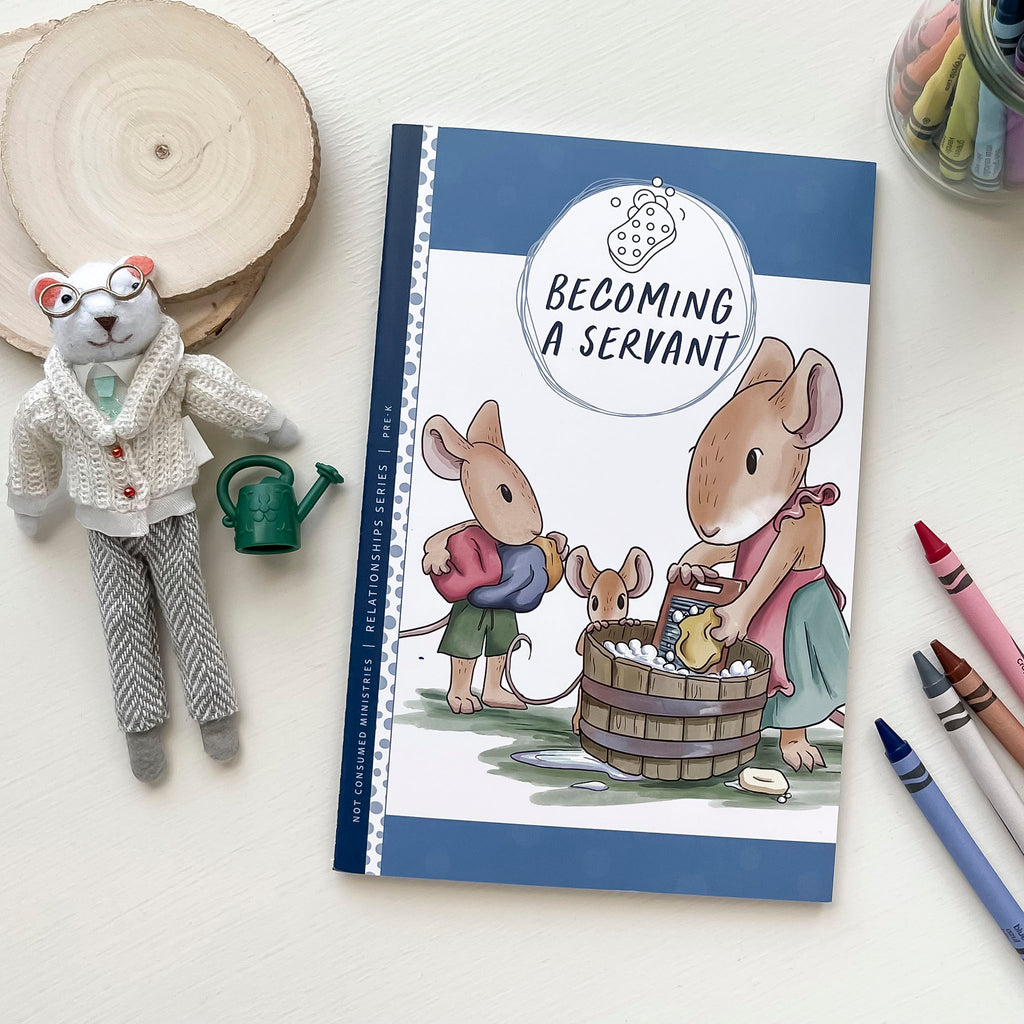 kids bible study serving