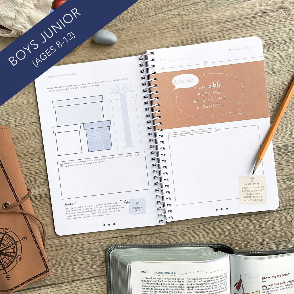 Christian life journal for boys