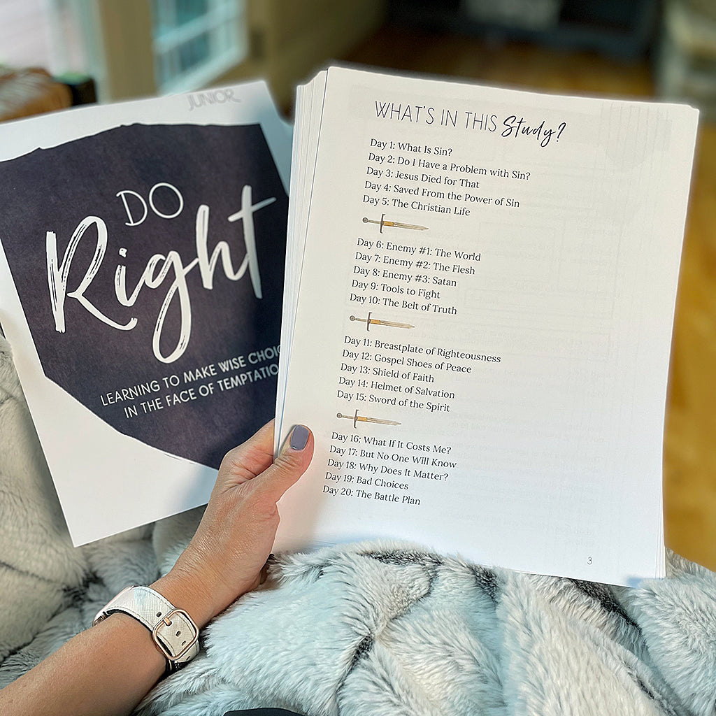Do Right Bible study contents