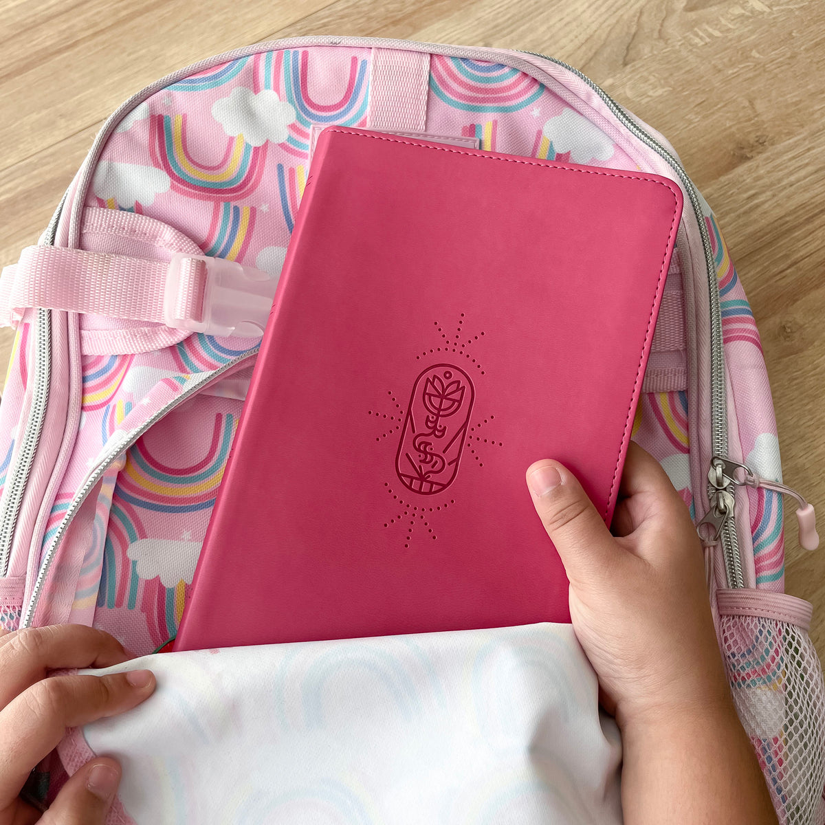 ESV Berry Kids Bible with Back pack