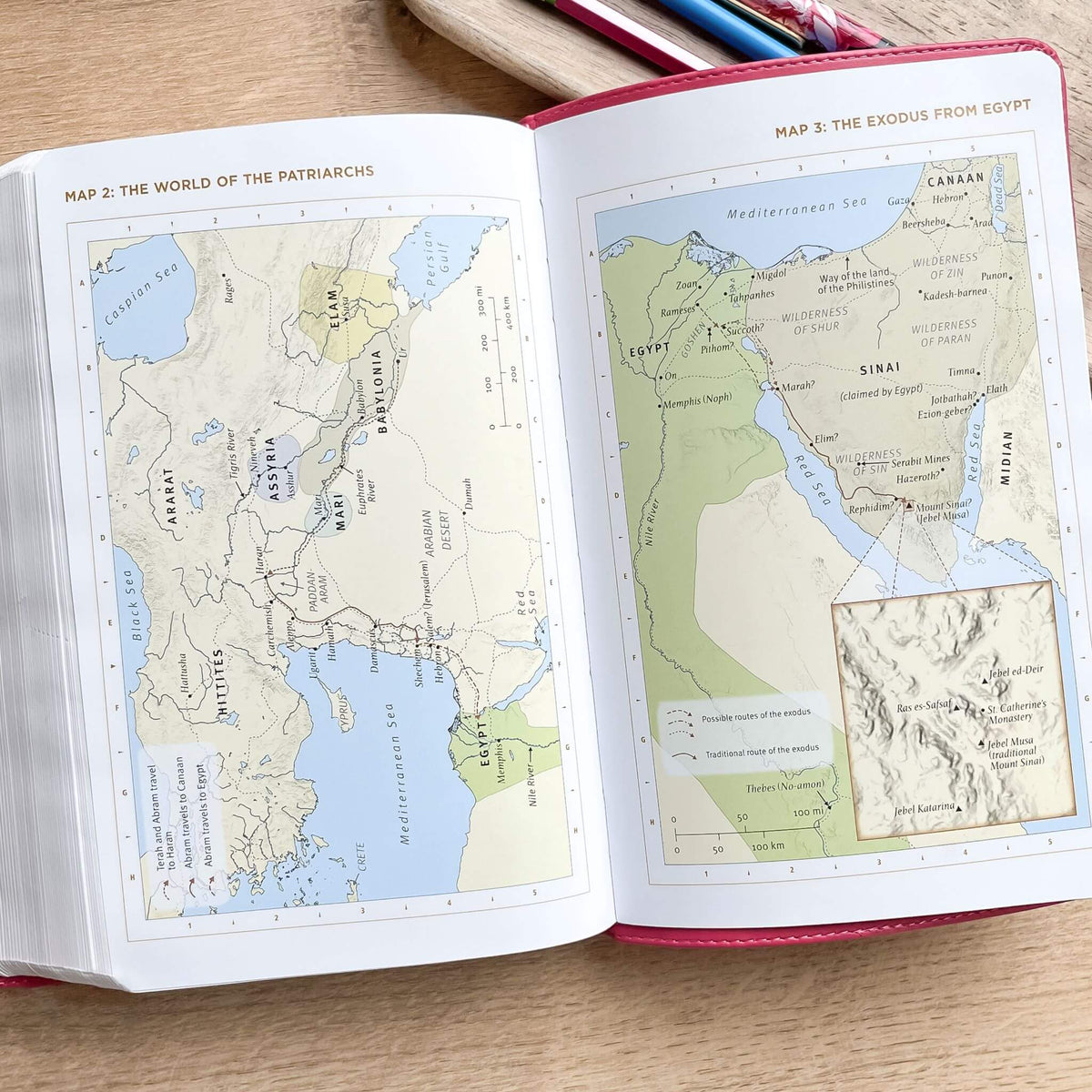 ESV Berry Study Bible Section Maps