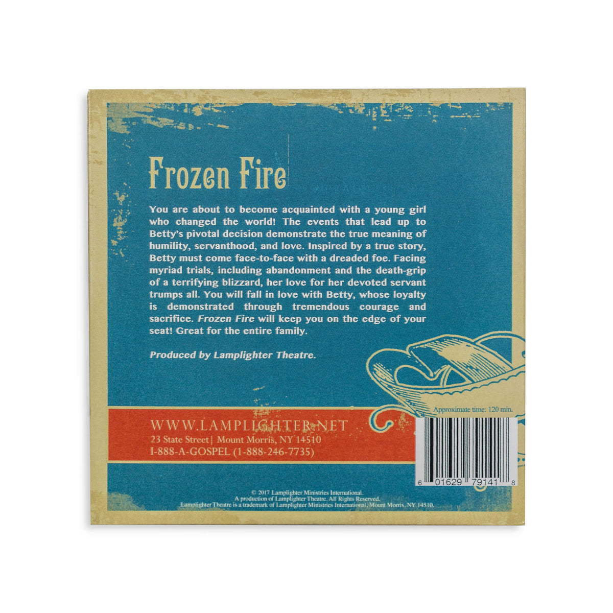 Frozen Fire Audio Drama CD (back)