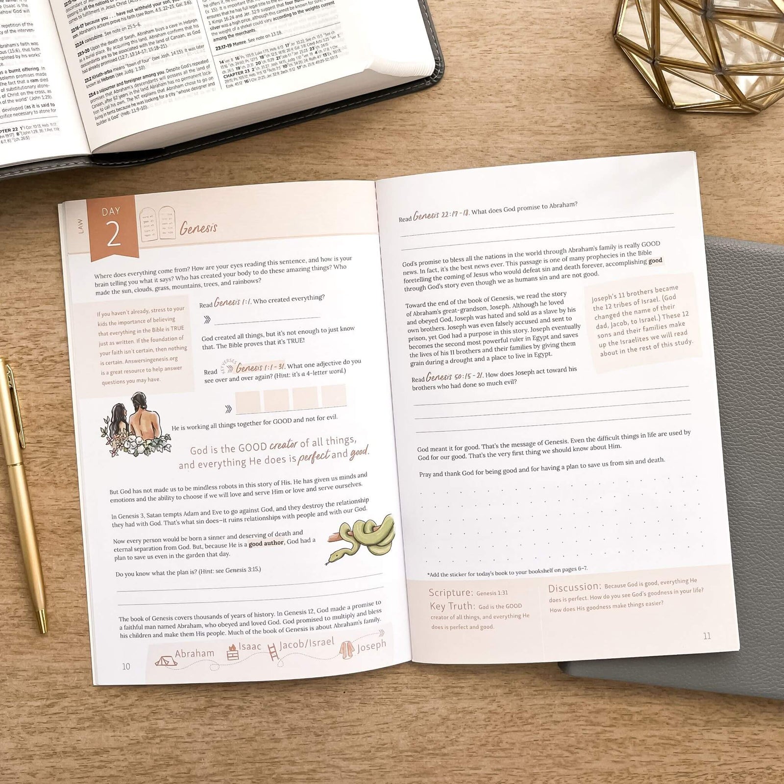 God's Story Old Testament parent guide Bible Study inside