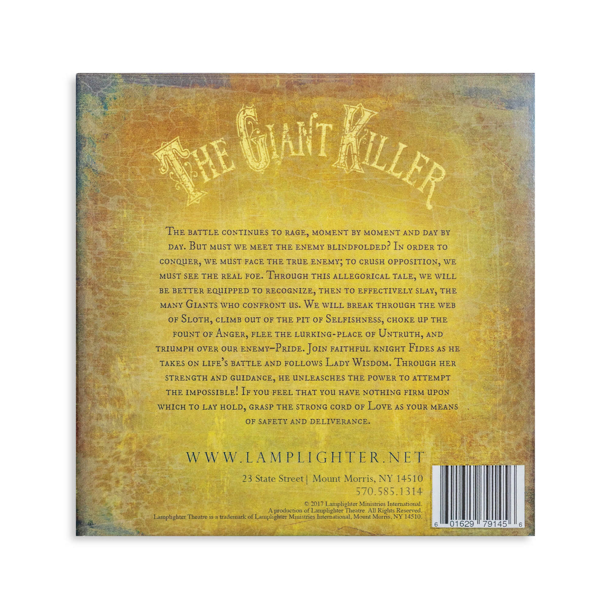 The Giant Killer Audio Drama CD (back)