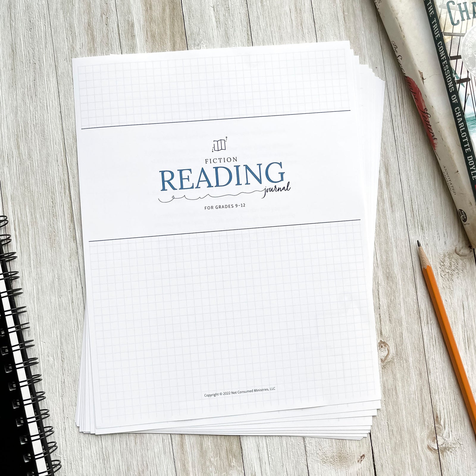 High School Reading Journal bound