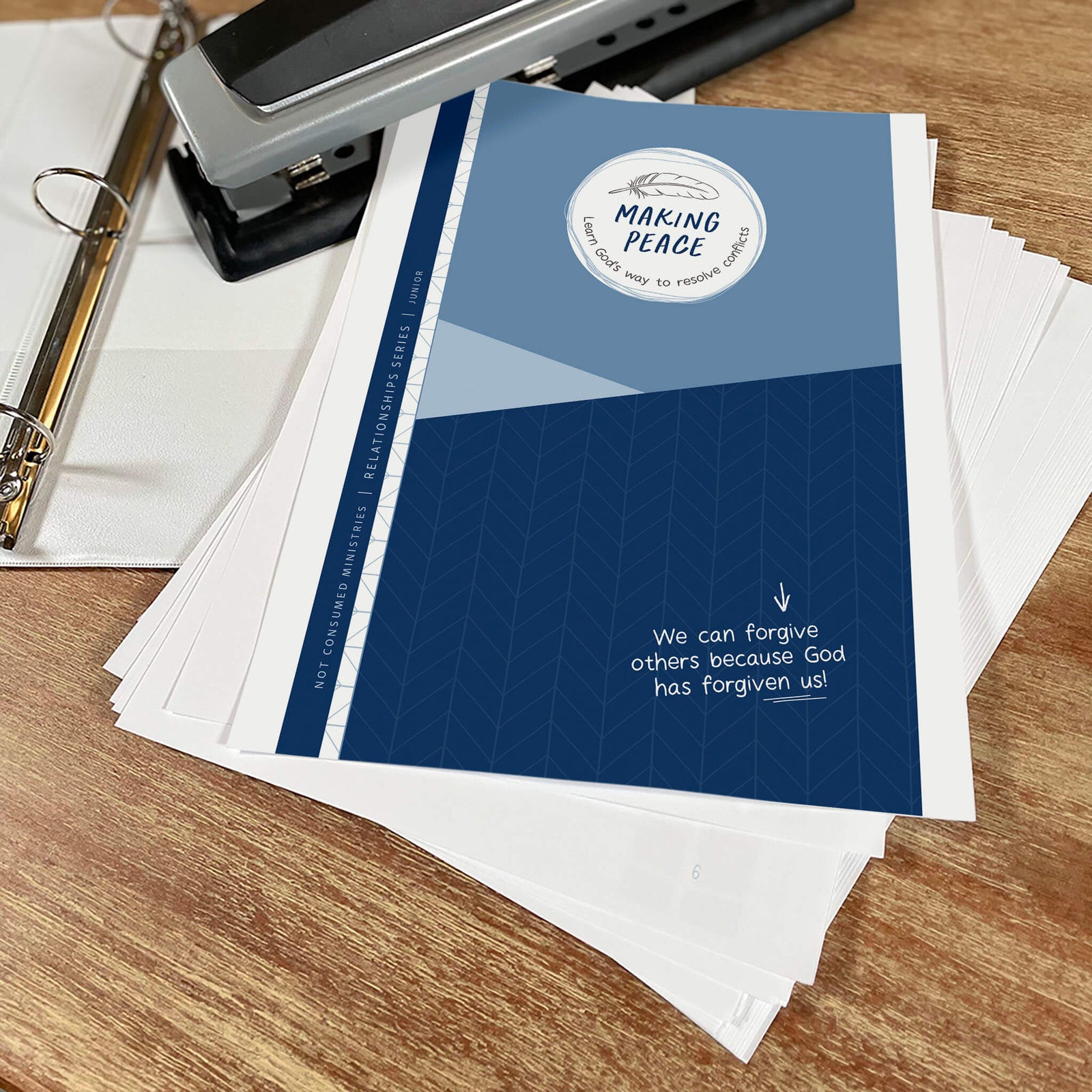 Making Peace family Bible Study printable