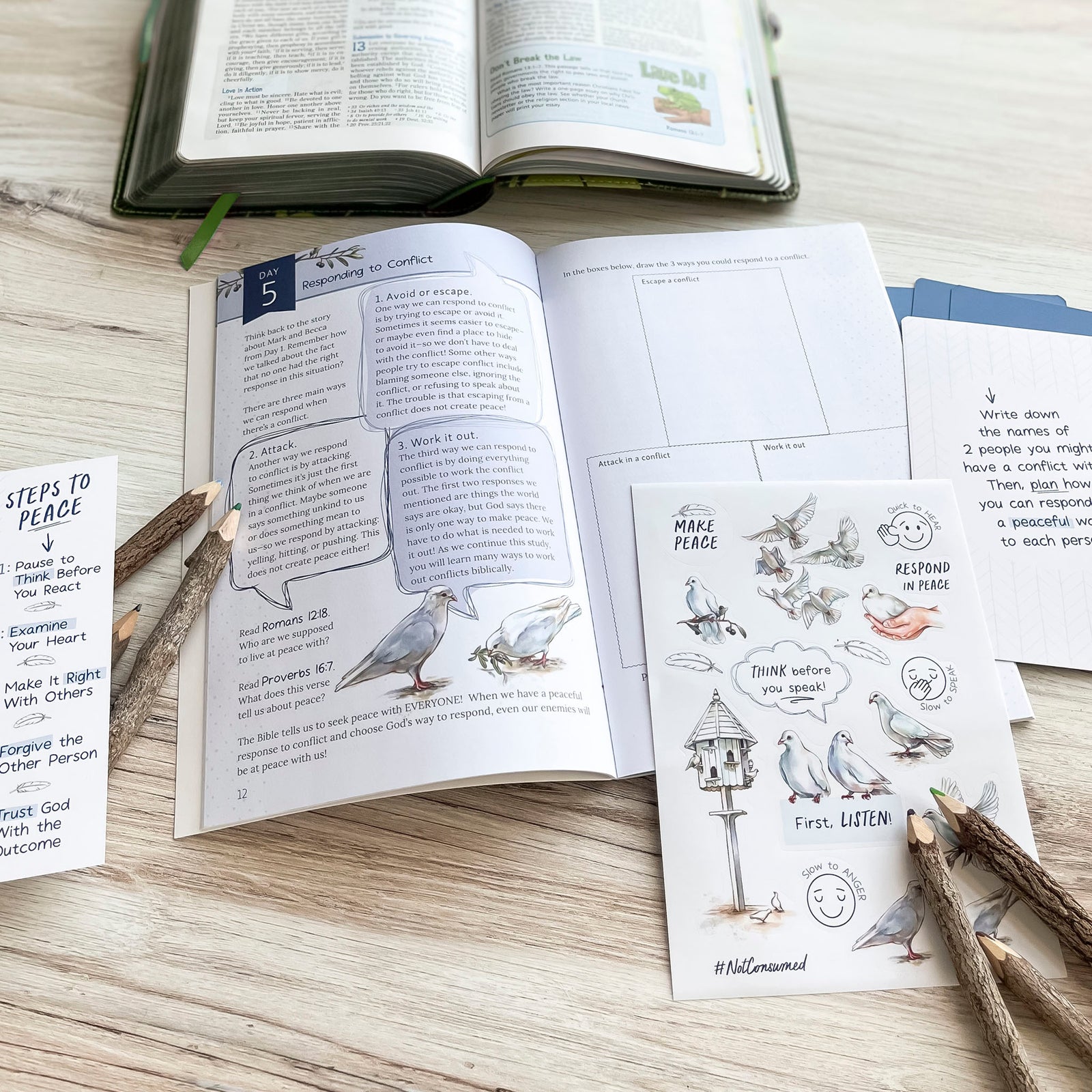 making peace primary bible study