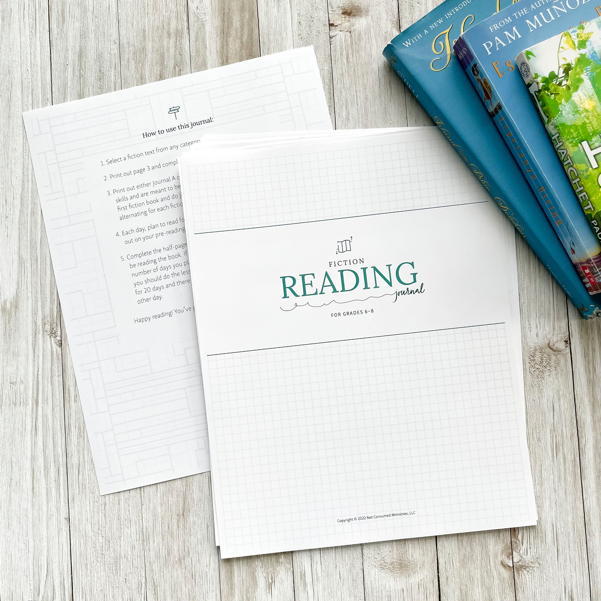Middle School Reading Journal (Homeschool Language Arts Curriculum)