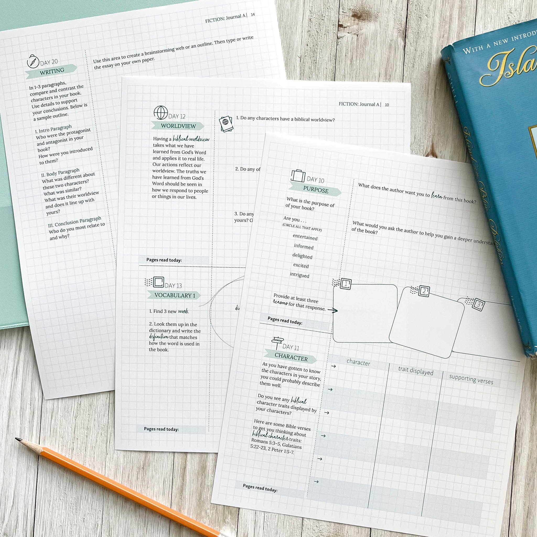 Middle School Reading Journal (Homeschool Language Arts Curriculum)