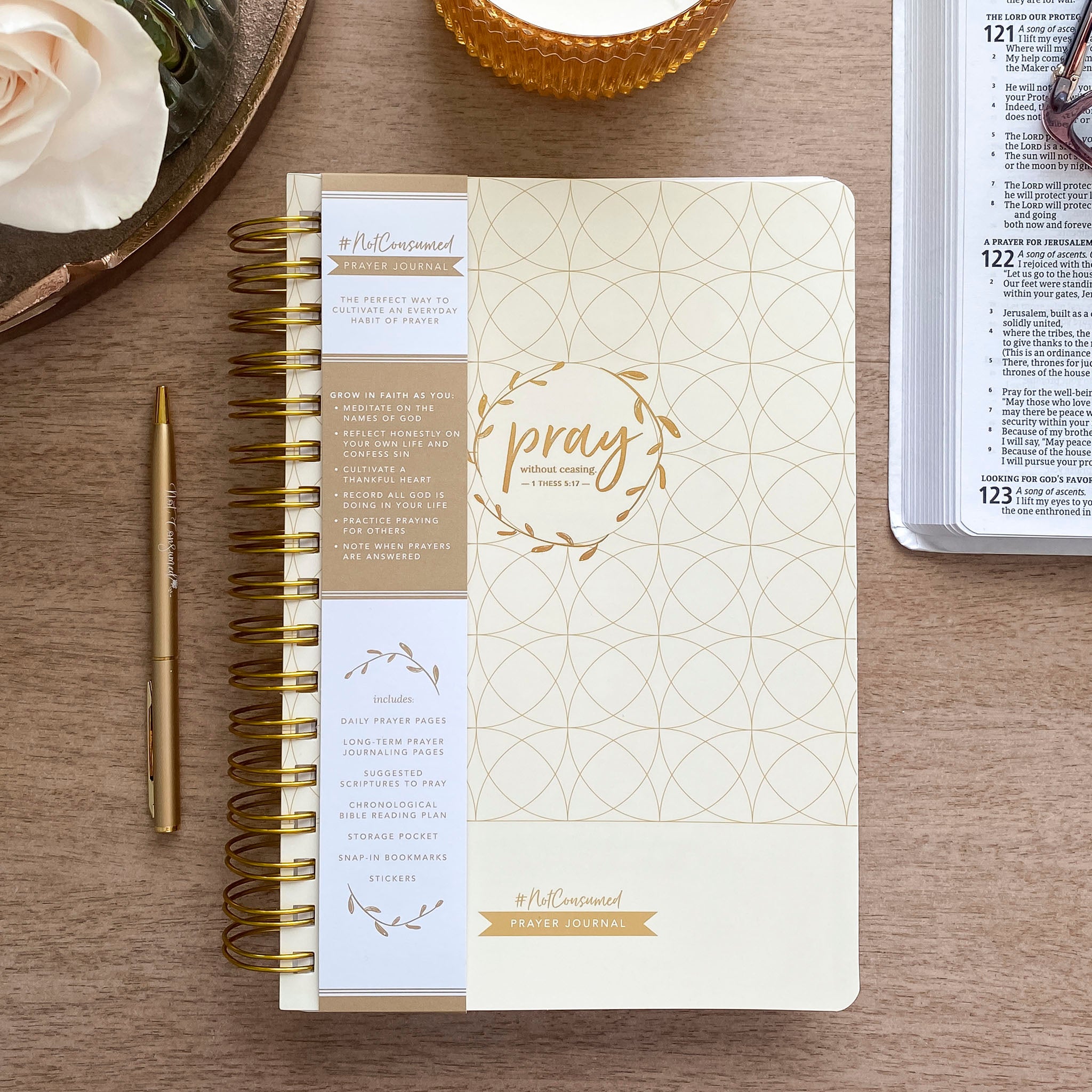 Bible Journal for Women - Christian Gifts for Women Daily Journal