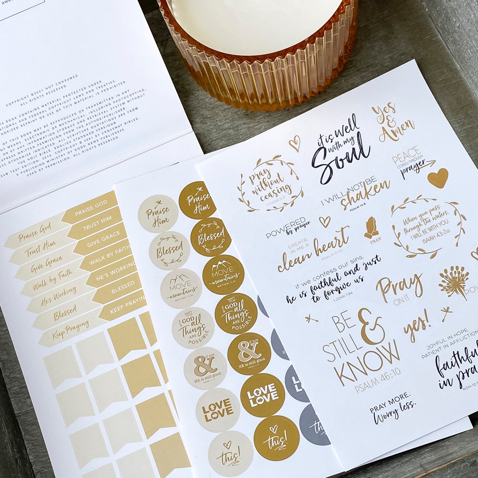 Prayer Sticker Collection