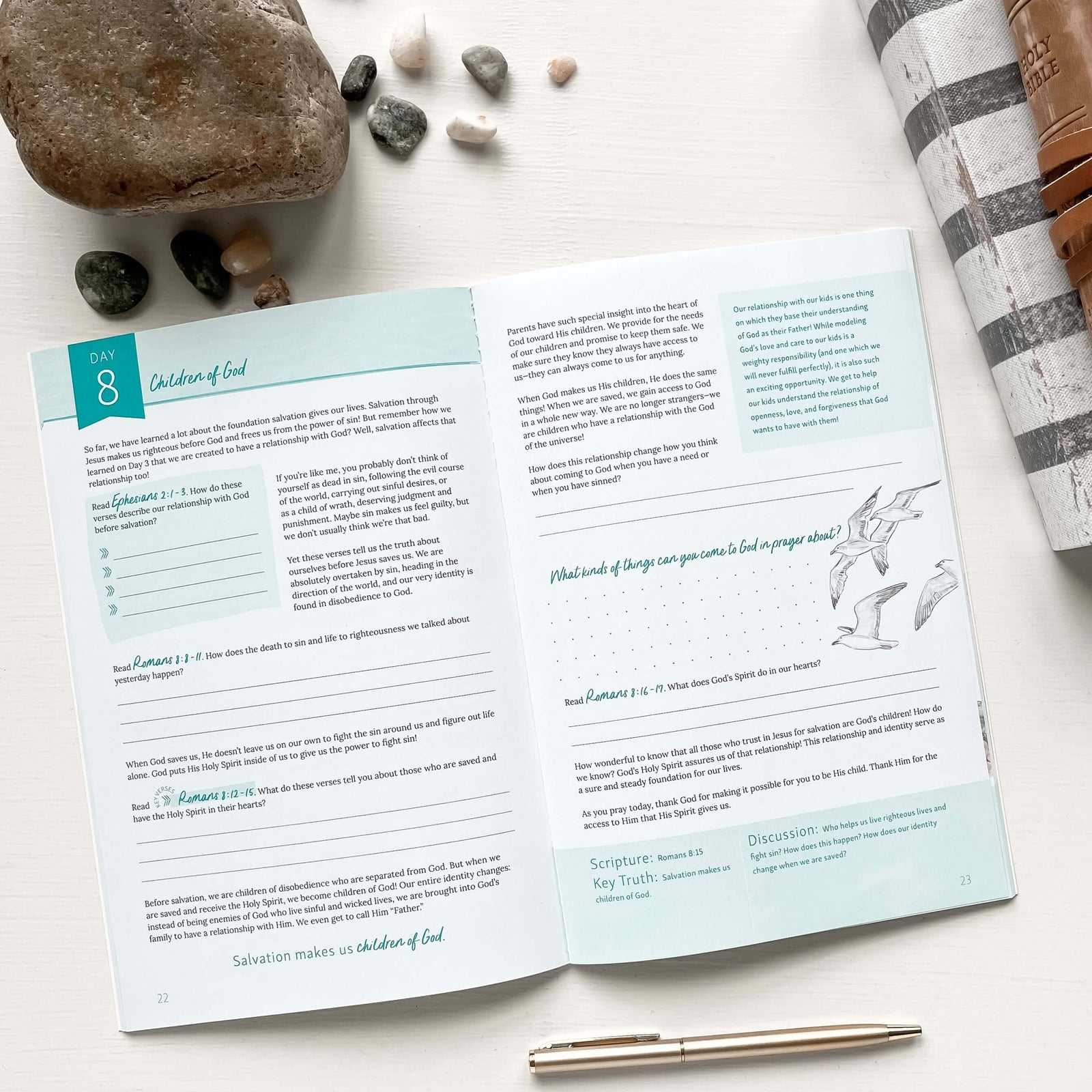 Rock Salvation Bible Study parent guide Inside