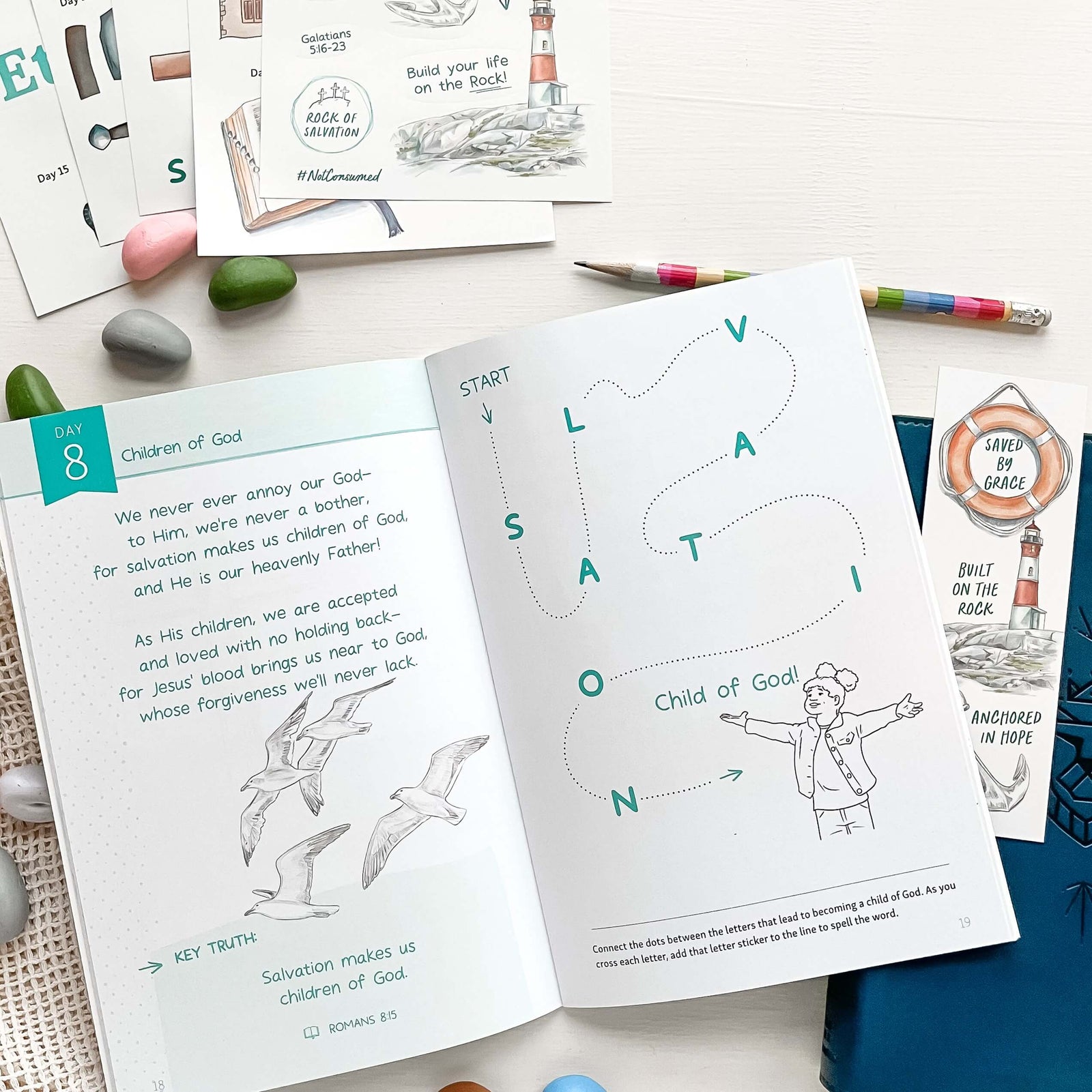 Rock Salvation Pre-K Bible Study Inside