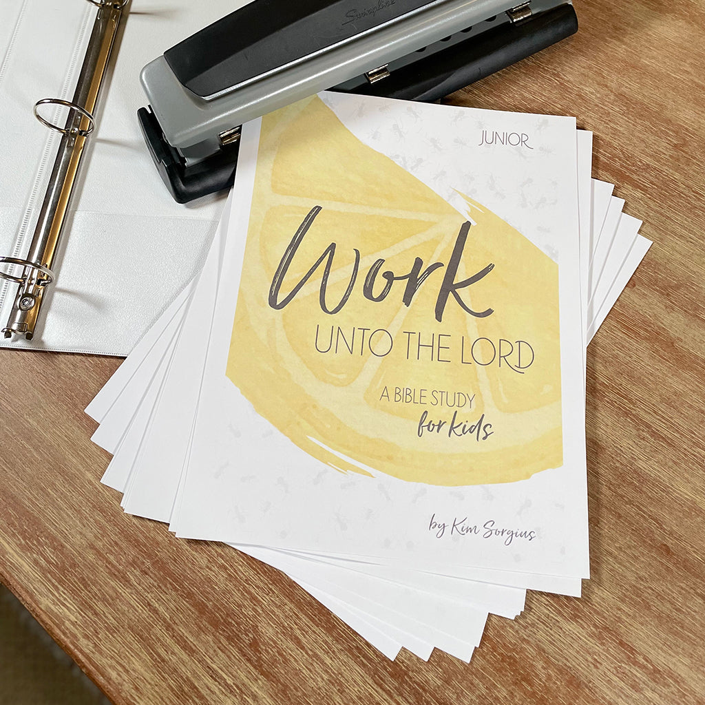 Work Unto The Lord Bible study digital