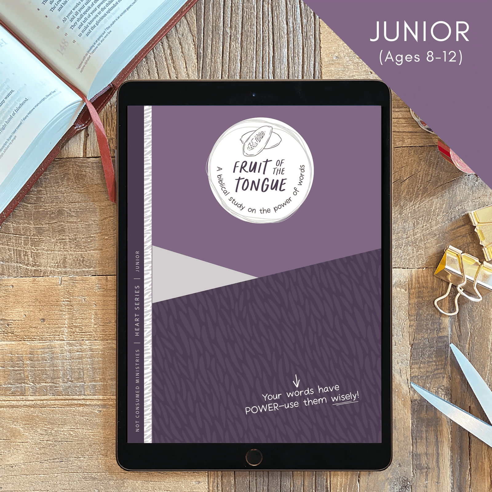 Fruit of the Tongue Bible study digital for kids