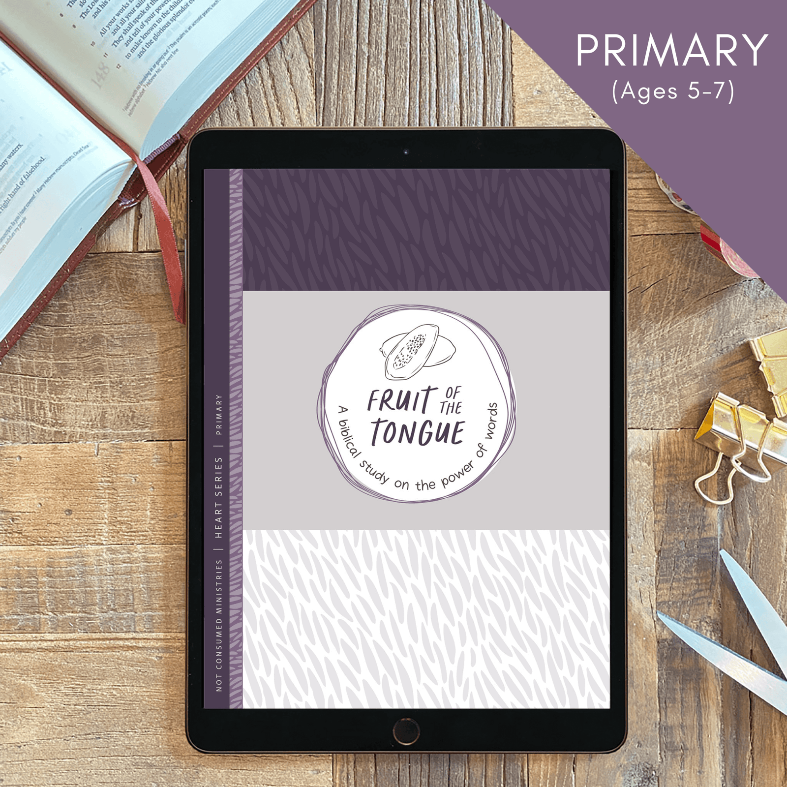 Fruit of the Tongue Bible study digital for children