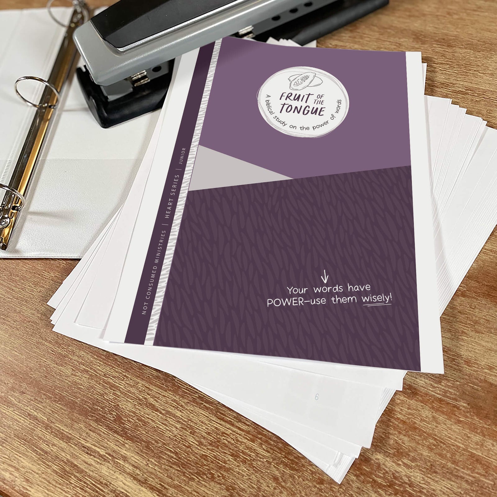 Fruit of the Tongue Bible study digital printable