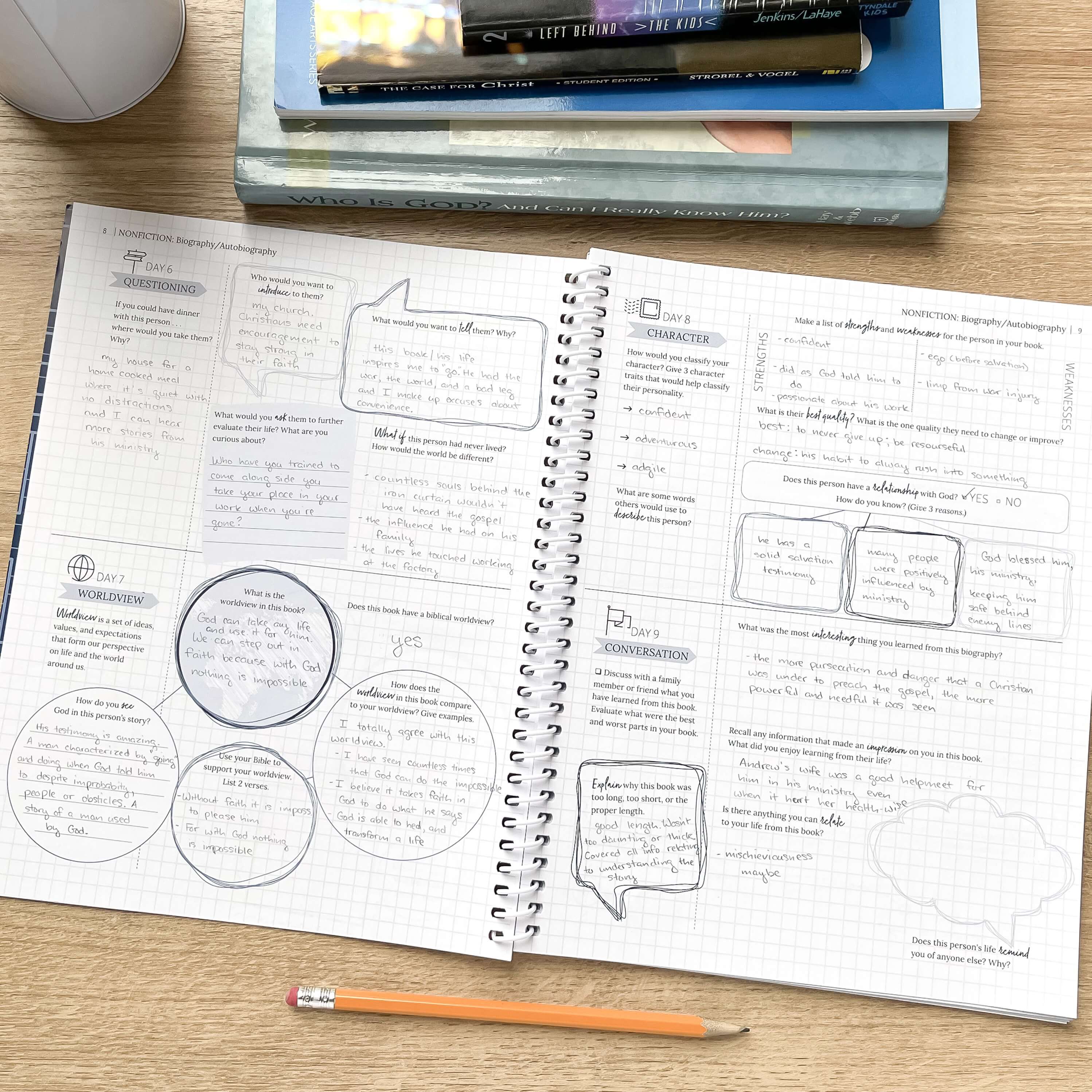 High School Reading Journal (Homeschool Language Arts Curriculum)