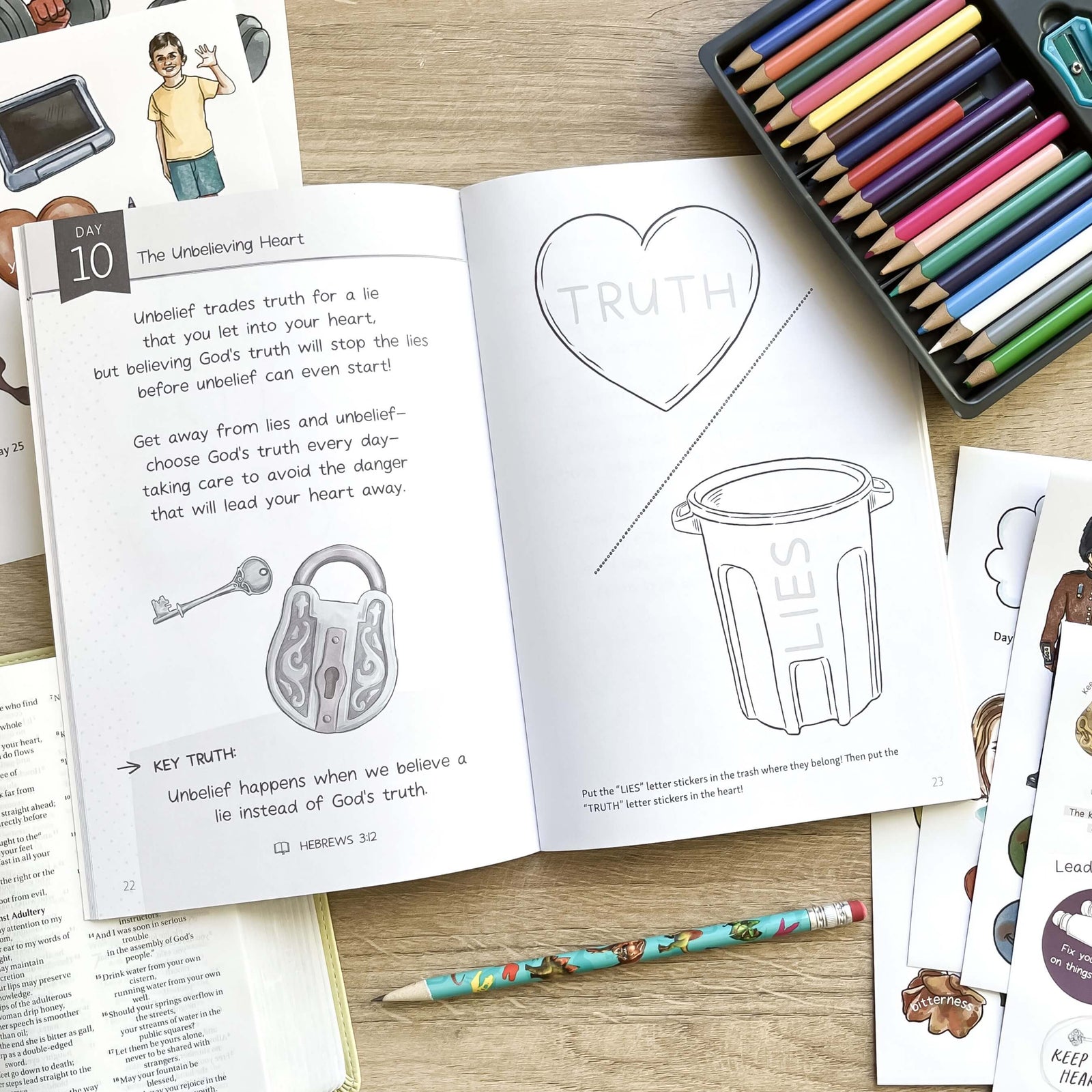 Keep Thy Heart Bible study for pre-k inside