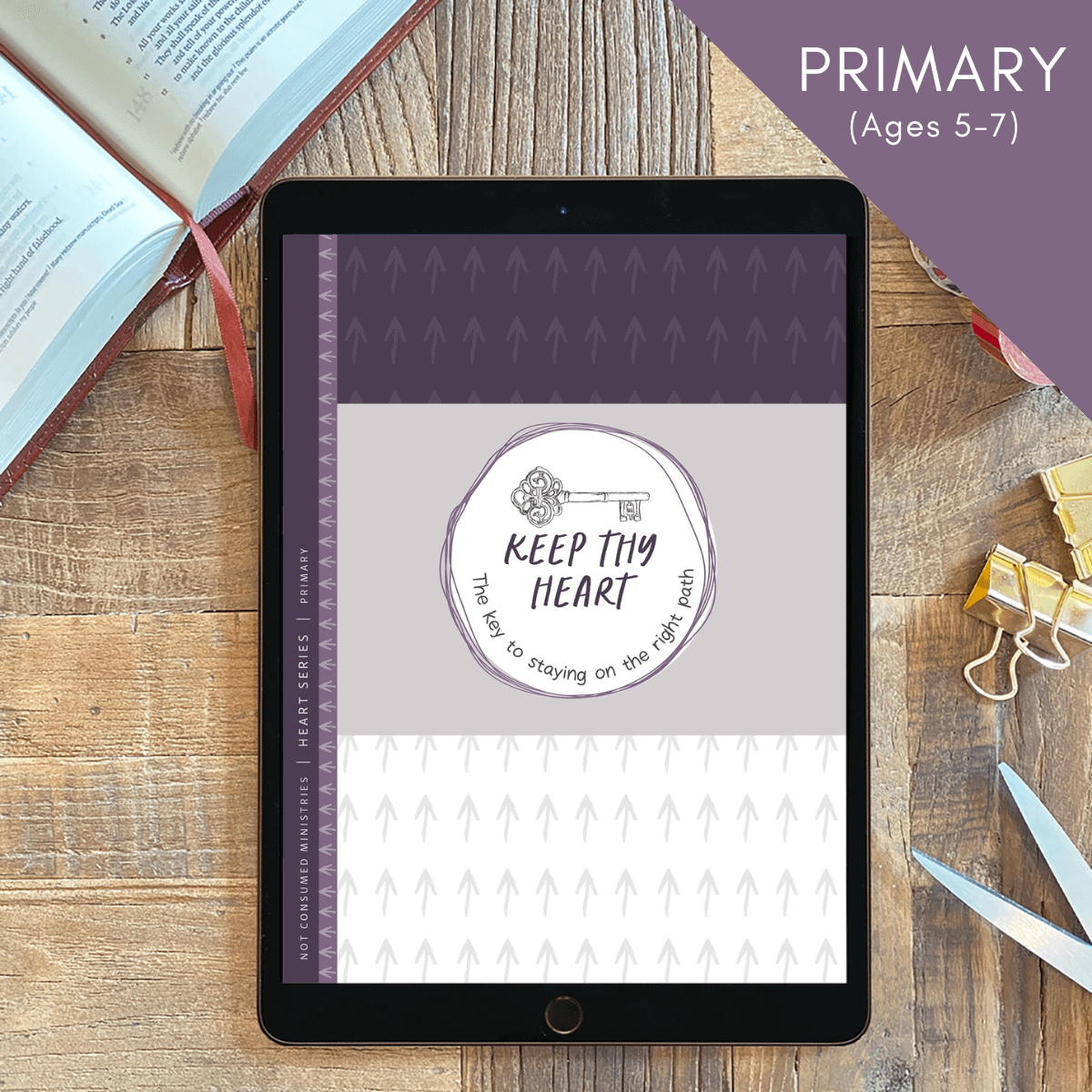 Keep Thy Heart Bible study digital printable for children