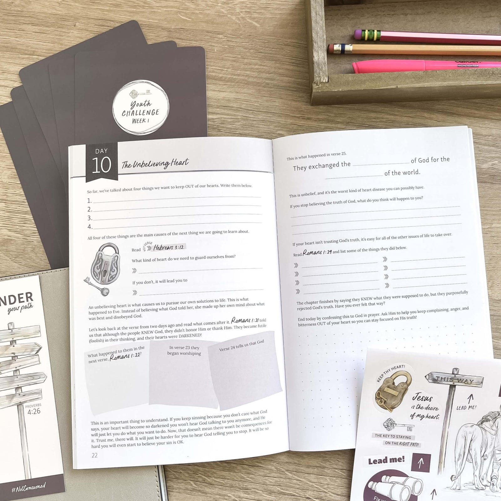 Keep Thy Heart Bible study for teens inside