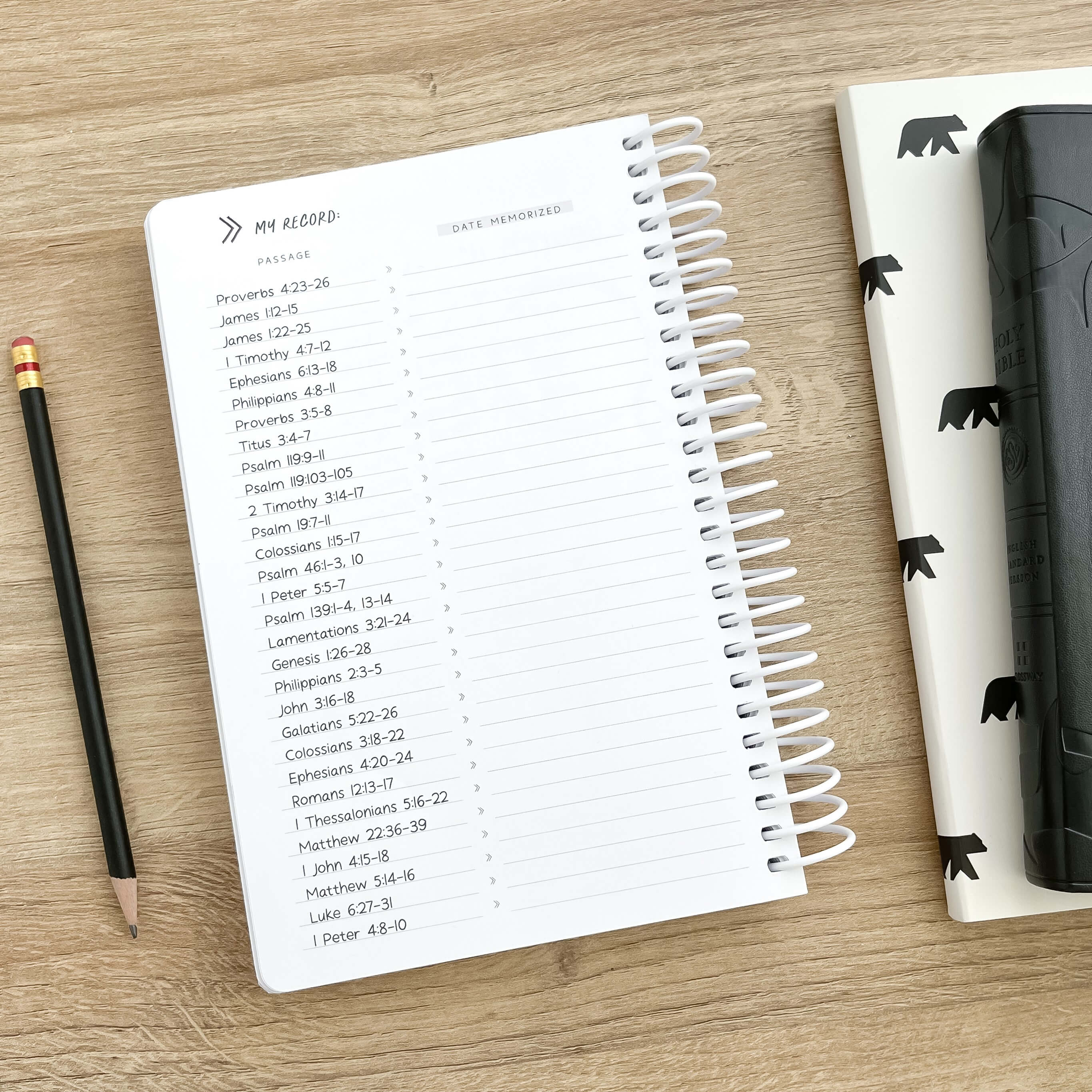 Scripture Memory Journal